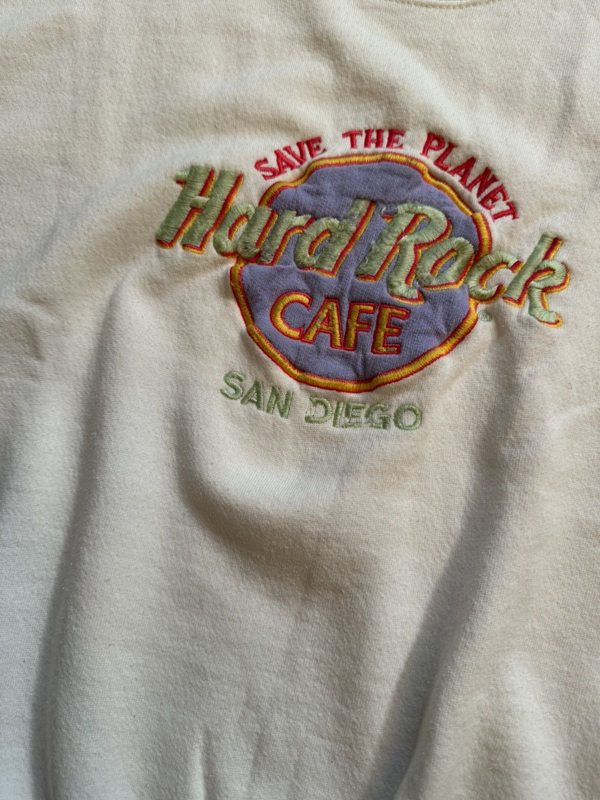 Hard Rock Cafe × Lee × Vintage Vintage Hard Rock San Diego Crew Neck Embroidered Sweatshirt Size US M / EU 48-50 / 2 - 15 Thumbnail
