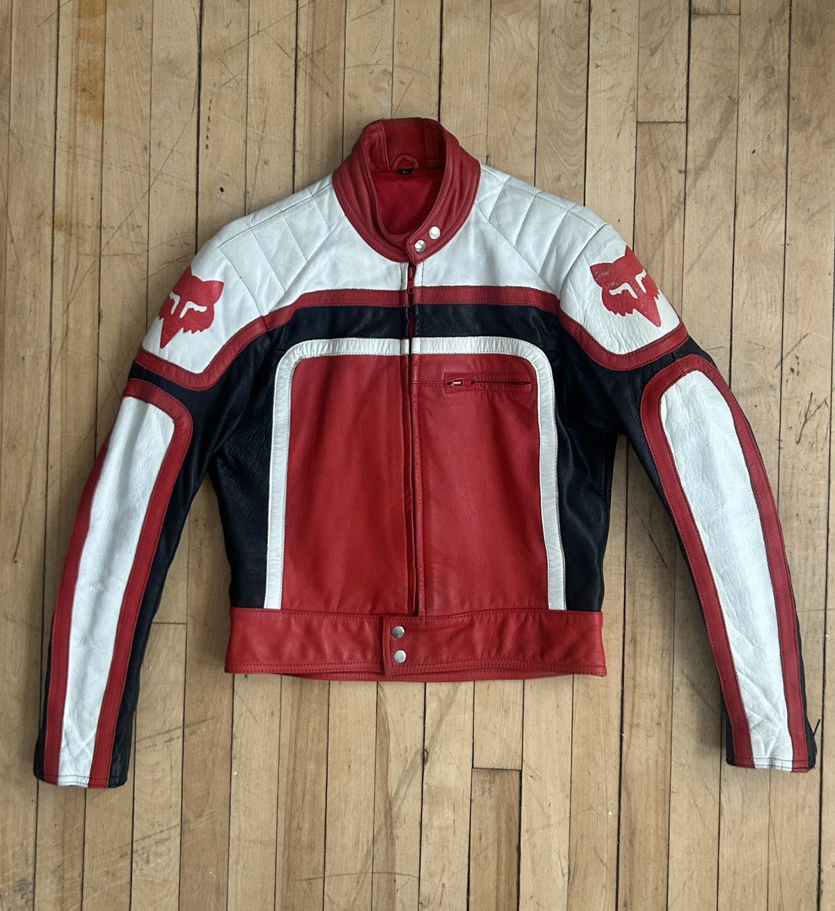 Fox Racing Vintage Fox Moto Leather Jacket Size US M / EU 48-50 / 2 - 1 Thumbnail