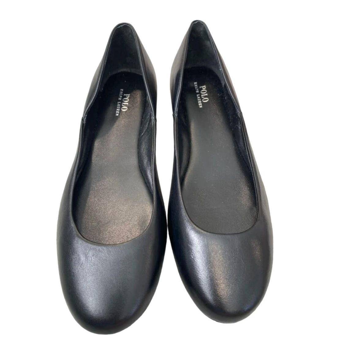 Polo Ralph Lauren Polo Ralph Lauren Flats Black Leather 5.5M NWOB Women Flat US Shoe Size 5.5 Size US 6 / IT 36 - 2 Thumbnail