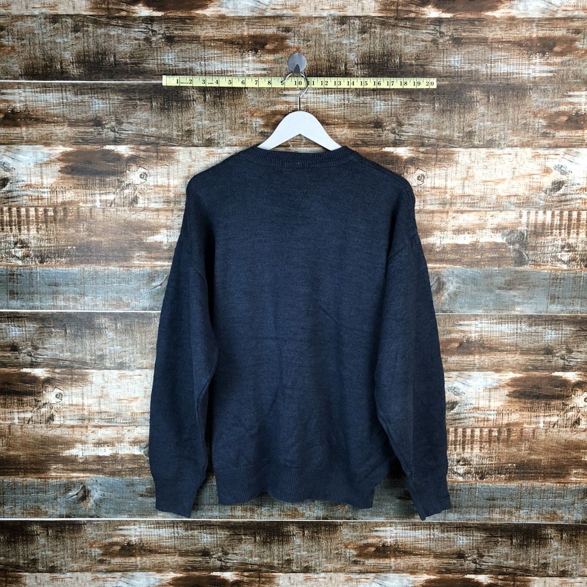 Vintage Tua Tara Dark Blue Stripe Knitwear sweatshirt #A1517 Size US L / EU 52-54 / 3 - 12 Thumbnail