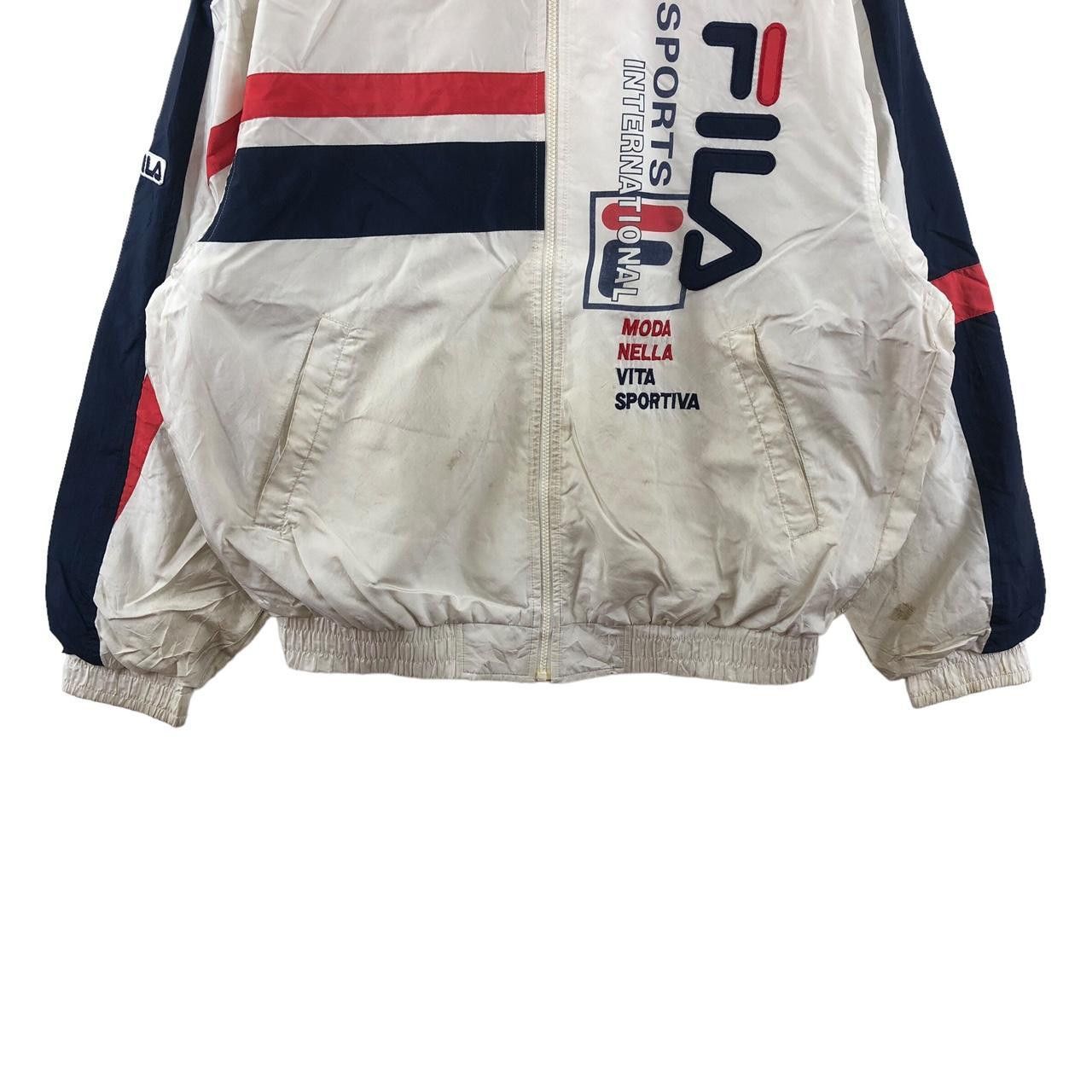 Fila Vintage 90’ FILA MODA ITALIA Sports Windbreaker Jacket Size L / US 10 / IT 46 - 4 Thumbnail