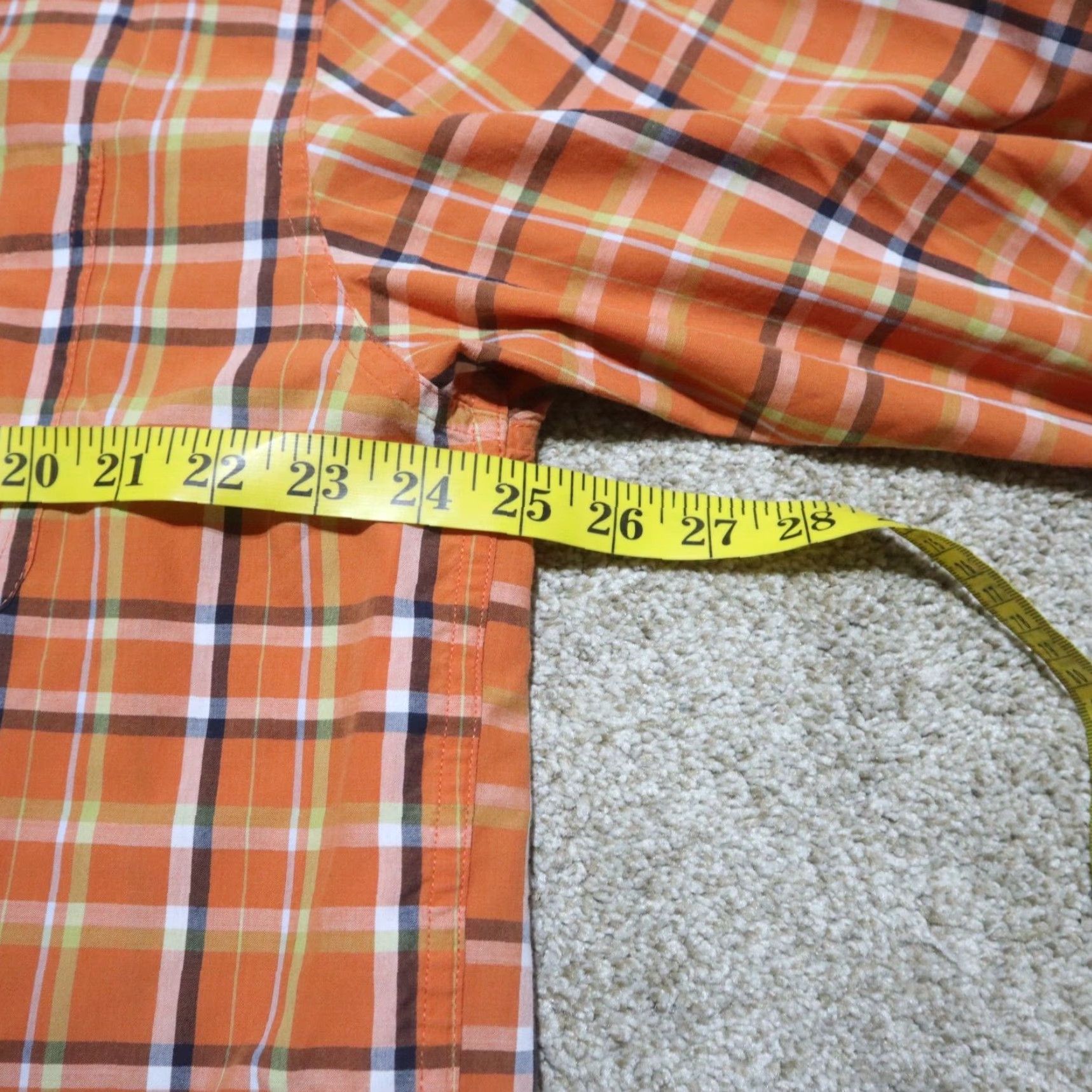 Chaps Chaps Orange Long Sleeve Button-Up Shirt XL Casual Outdoor 80s 90s Mens Size US XL / EU 56 / 4 - 5 Thumbnail