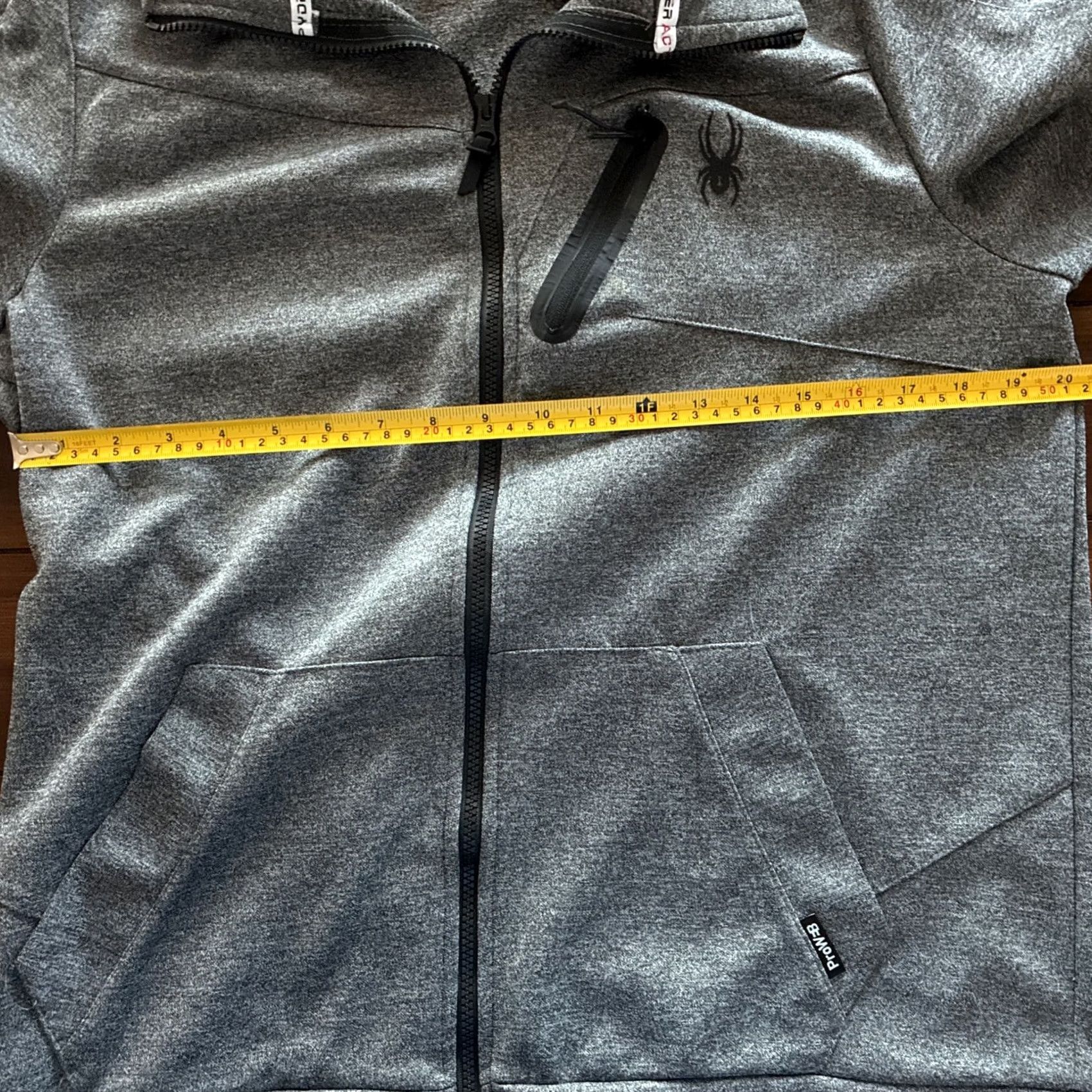Spyder Spyder Active Jacket Mens Large Gray Full Zip Pockets Logo Size US L / EU 52-54 / 3 - 7 Thumbnail