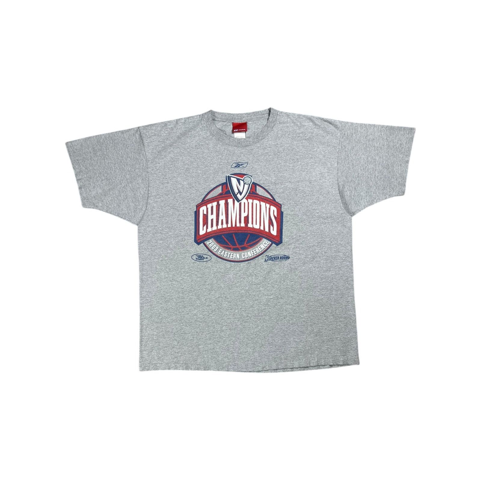 NBA × Reebok × Vintage 2003 New Jersey Nets Easter conference Champions locker tee Size US XXL / EU 58 / 5 - 1 Thumbnail