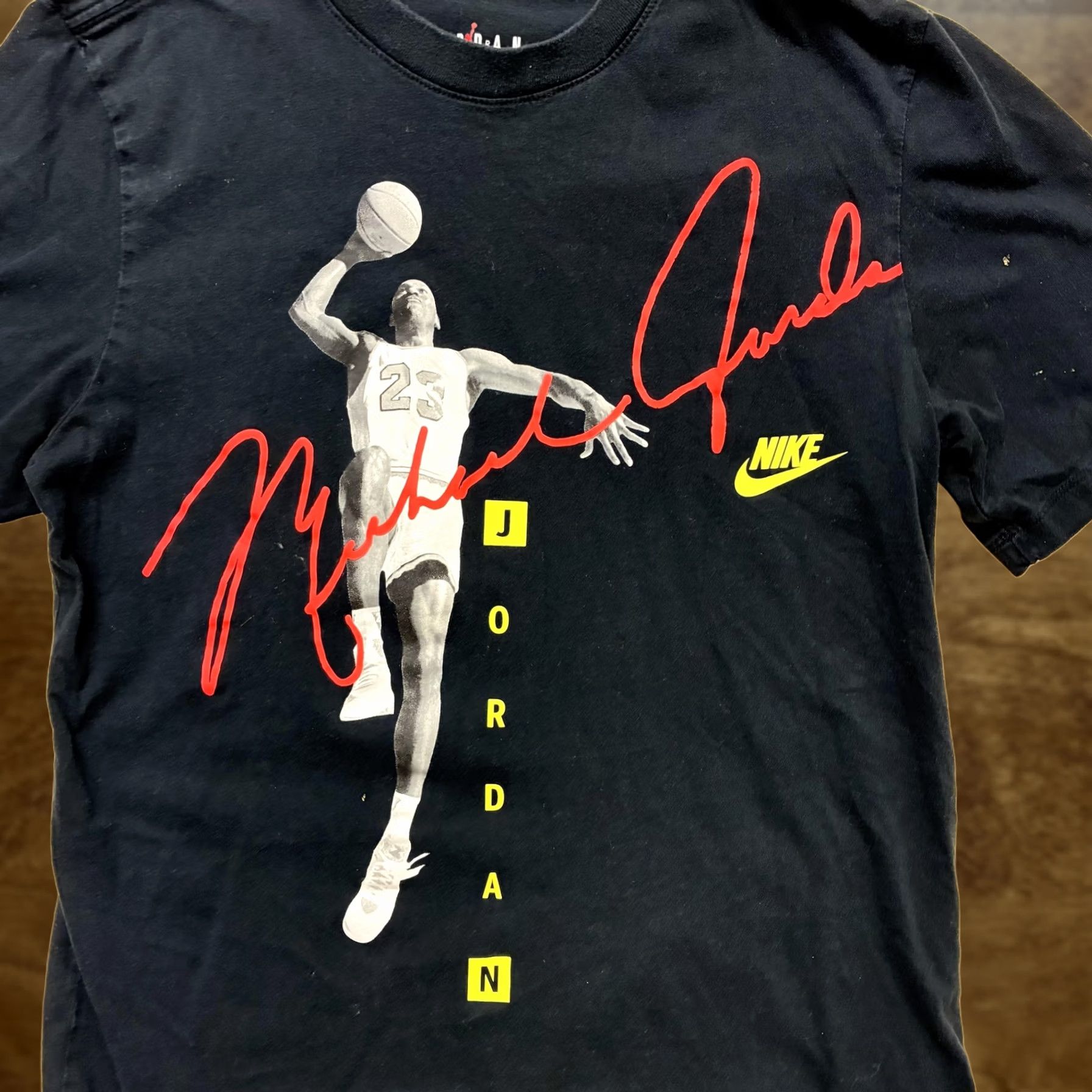 Jordan Brand Jordan Shirt Mens M Black Michael Nike Dunk Graphic Tee Size US M / EU 48-50 / 2 - 1 Thumbnail