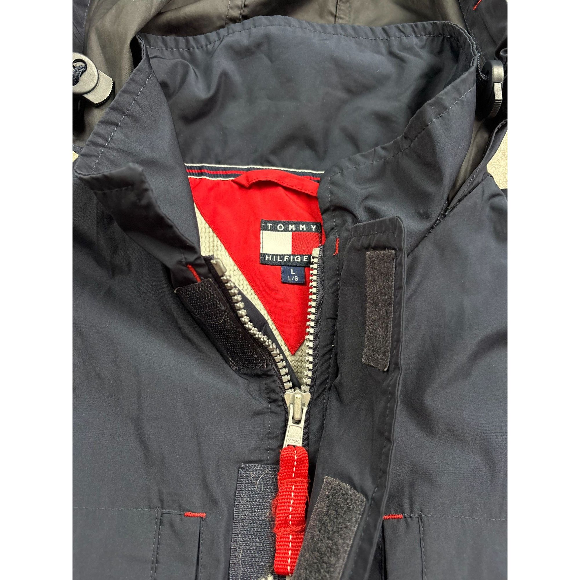 Tommy Hilfiger Tommy Hilfiger Mens Navy Hooded Jacket With Embroidered Logo Size US L / EU 52-54 / 3 - 6 Thumbnail