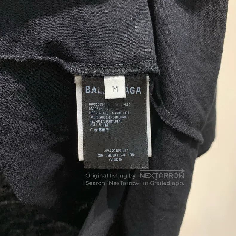 Balenciaga Balenciaga Portrait Logo Short Sleeve Size US M / EU 48-50 / 2 - 4 Thumbnail