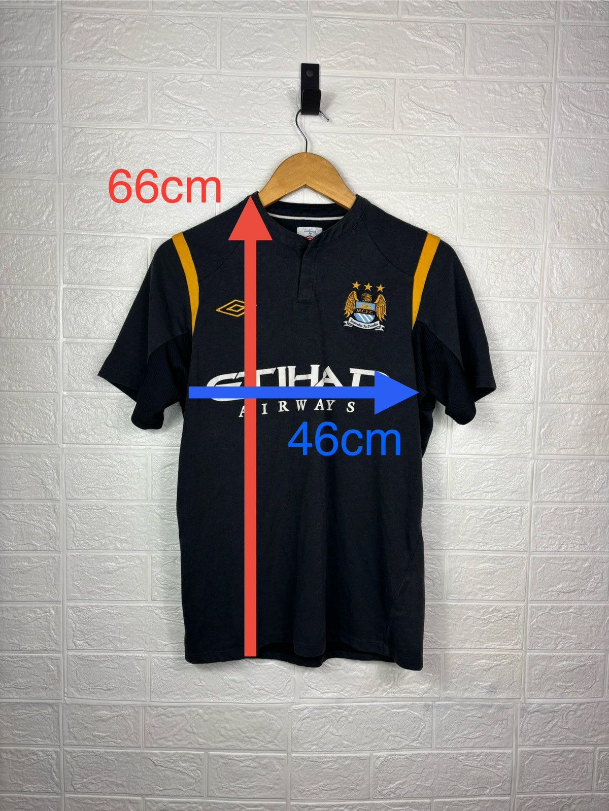 Umbro MANCHESTER CITY 2009 2010 JERSEY UMBRO MEN #25 ADEBAYOR Size US S / EU 44-46 / 1 - 3 Thumbnail