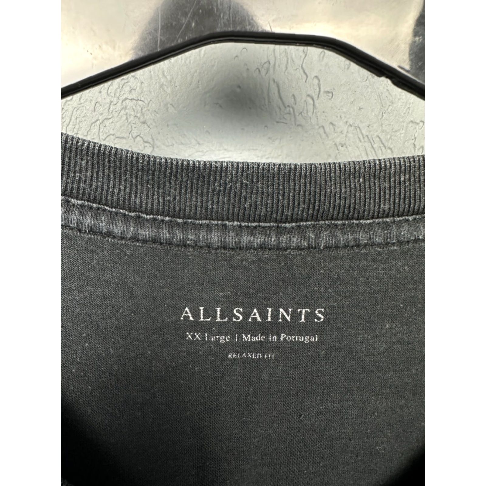 Allsaints AllSaints Mens Graphic Print T-Shirt XXL Black Cotton Crew Neck Short Sleeve Shirt Mens 2XL Graphic Print Decade Designer Size US XXL / EU 58 / 5 - 4 Thumbnail