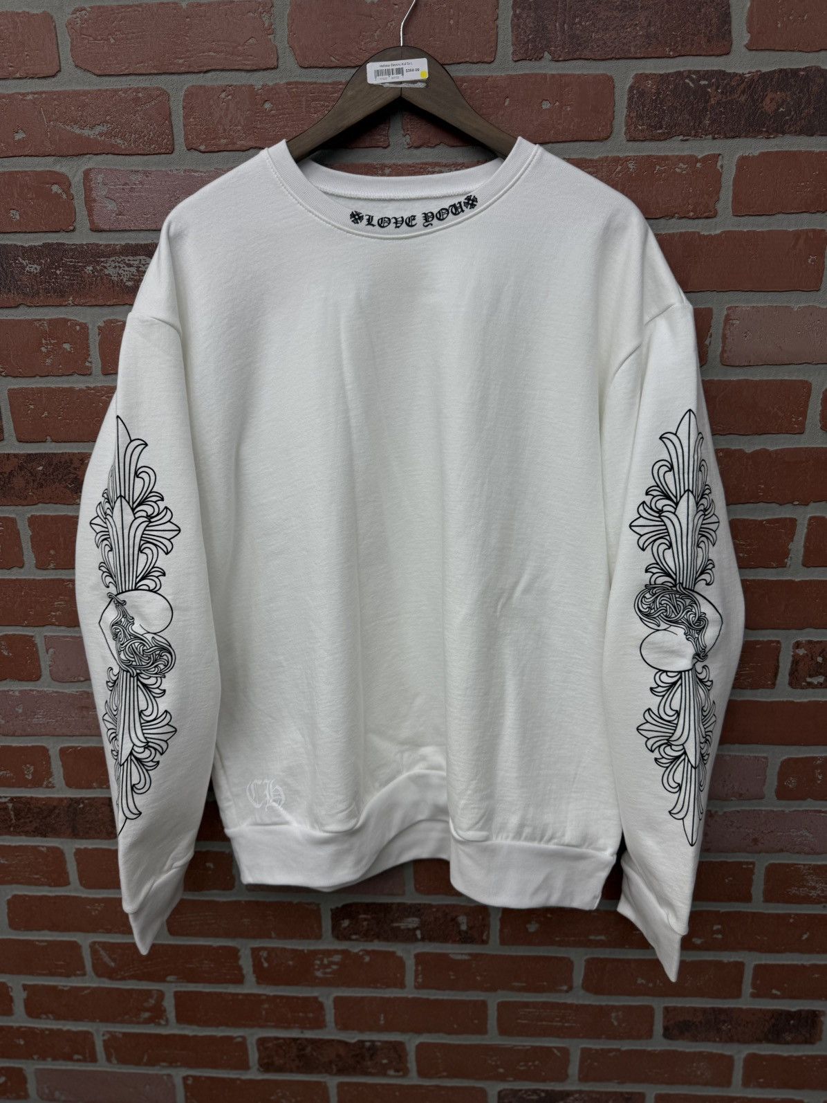 Chrome Hearts Chrome Hearts “Love You” Crewneck Size Large