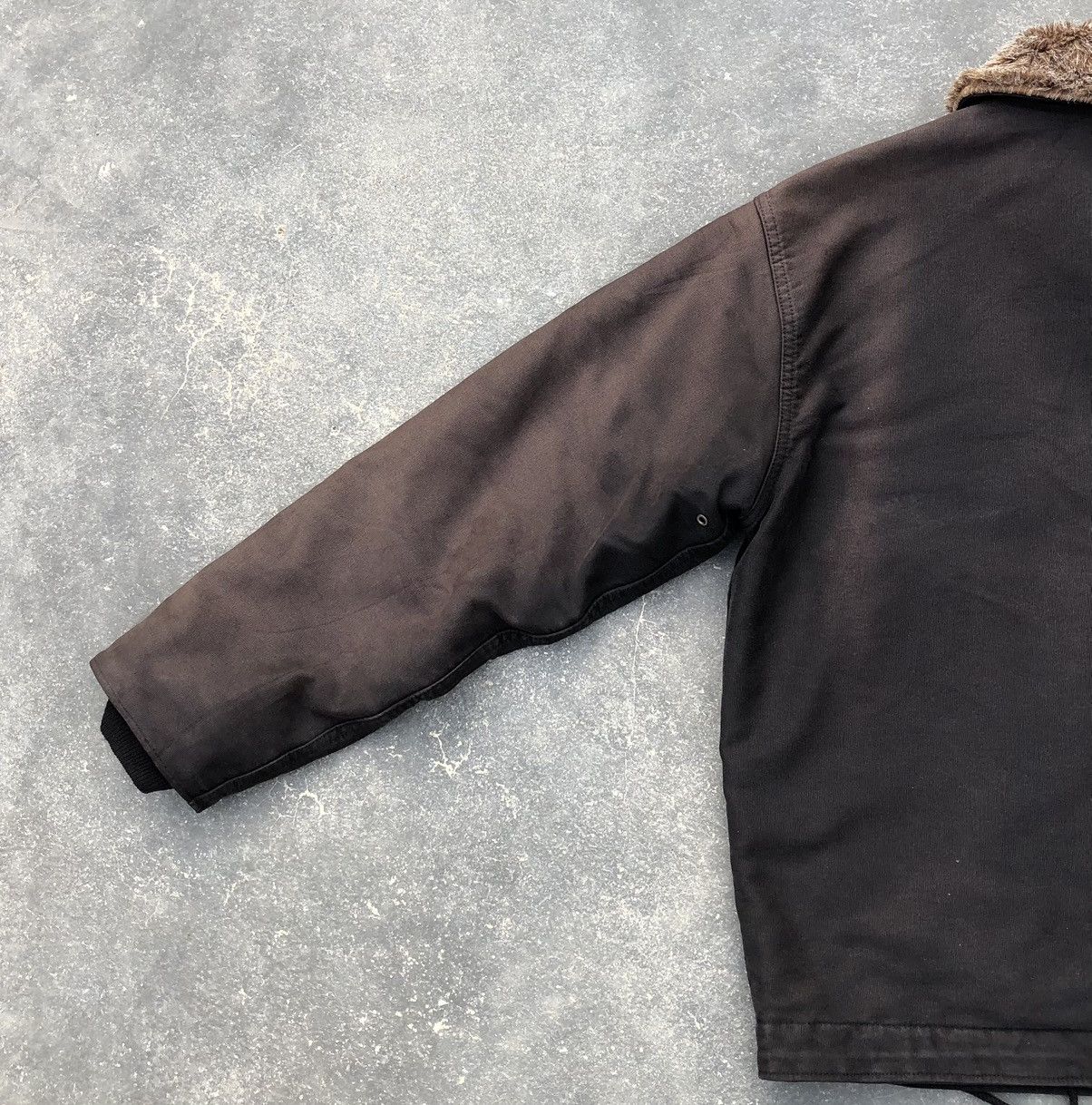 Vintage Vintage HOUSTON N-1 Distressed Plain Deck Jacket Size US M / EU 48-50 / 2 - 11 Thumbnail