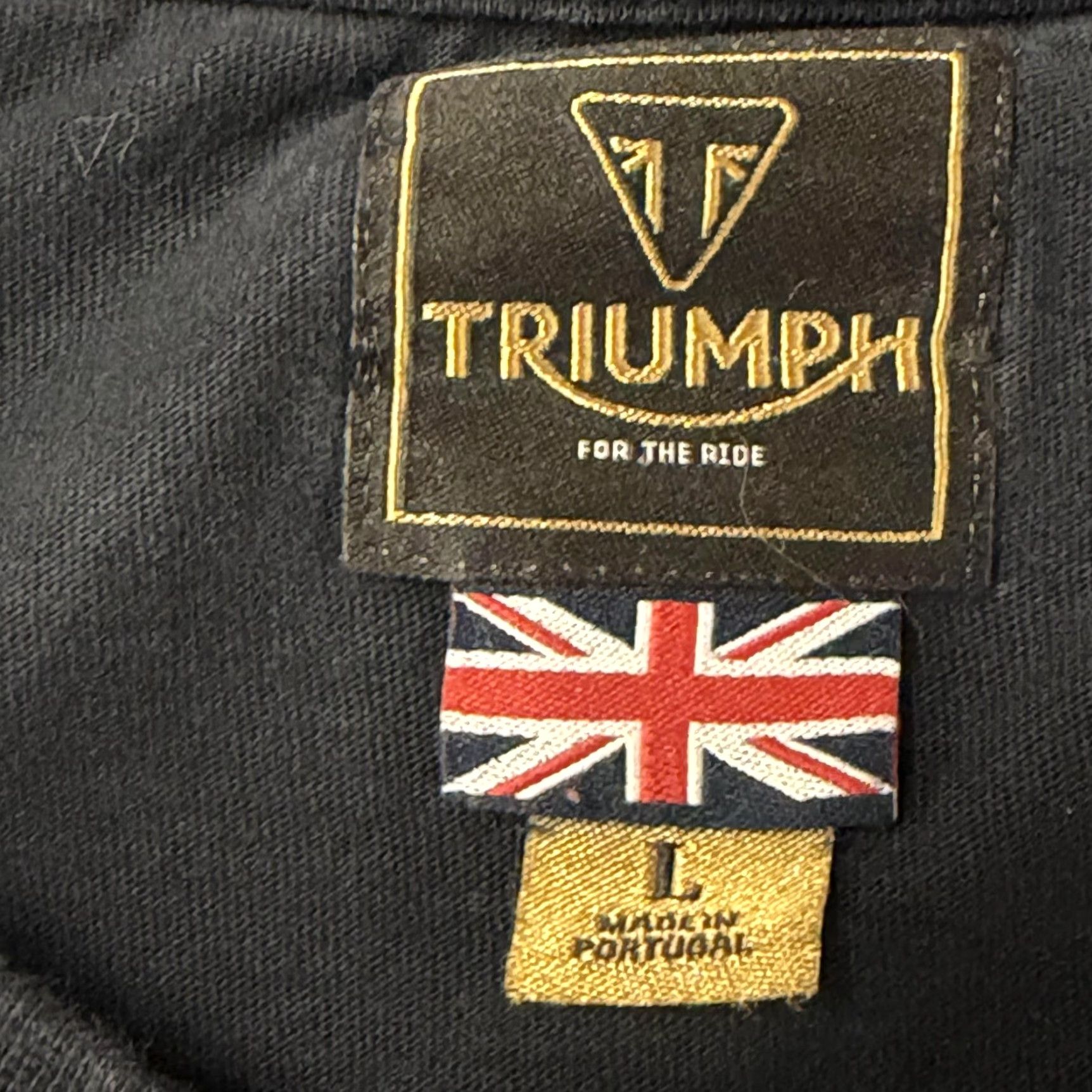 Vintage Triumph Shirt Mens Large Black Graphic Logo Crewneck Short Sleeve Tee Size US L / EU 52-54 / 3 - 5 Thumbnail