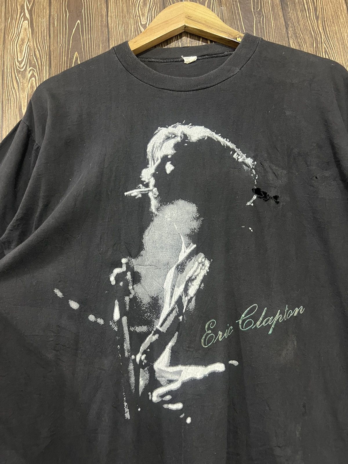 Band Tees × Vintage Vintage 90s Eric Clapton Tour Tshirt Size US L / EU 52-54 / 3 - 2 Thumbnail