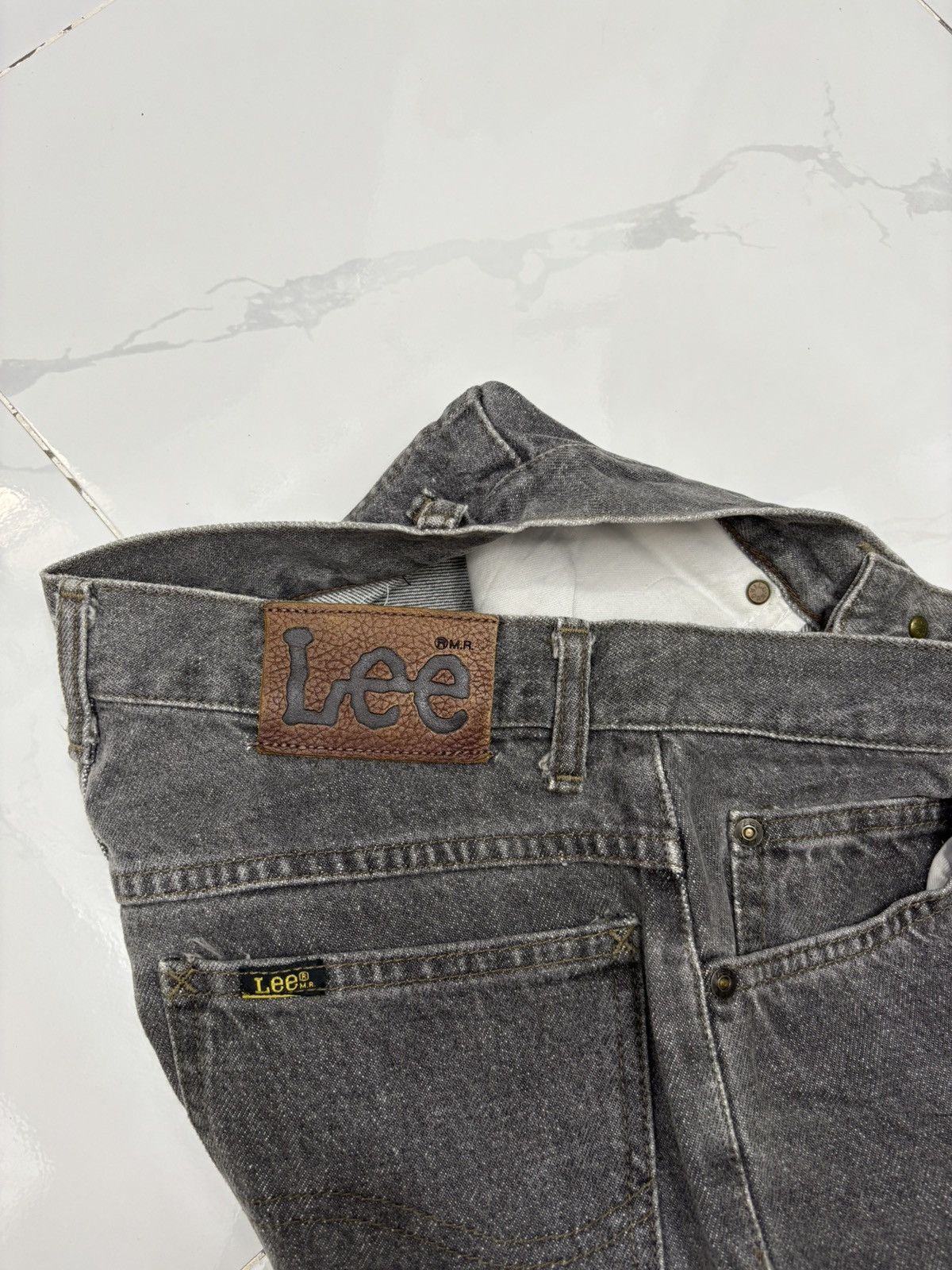 Lee × Number (N)ine LEE RIDERS FADED BLACK SAND WASH JEANS Size US 28 / EU 44 - 12 Thumbnail