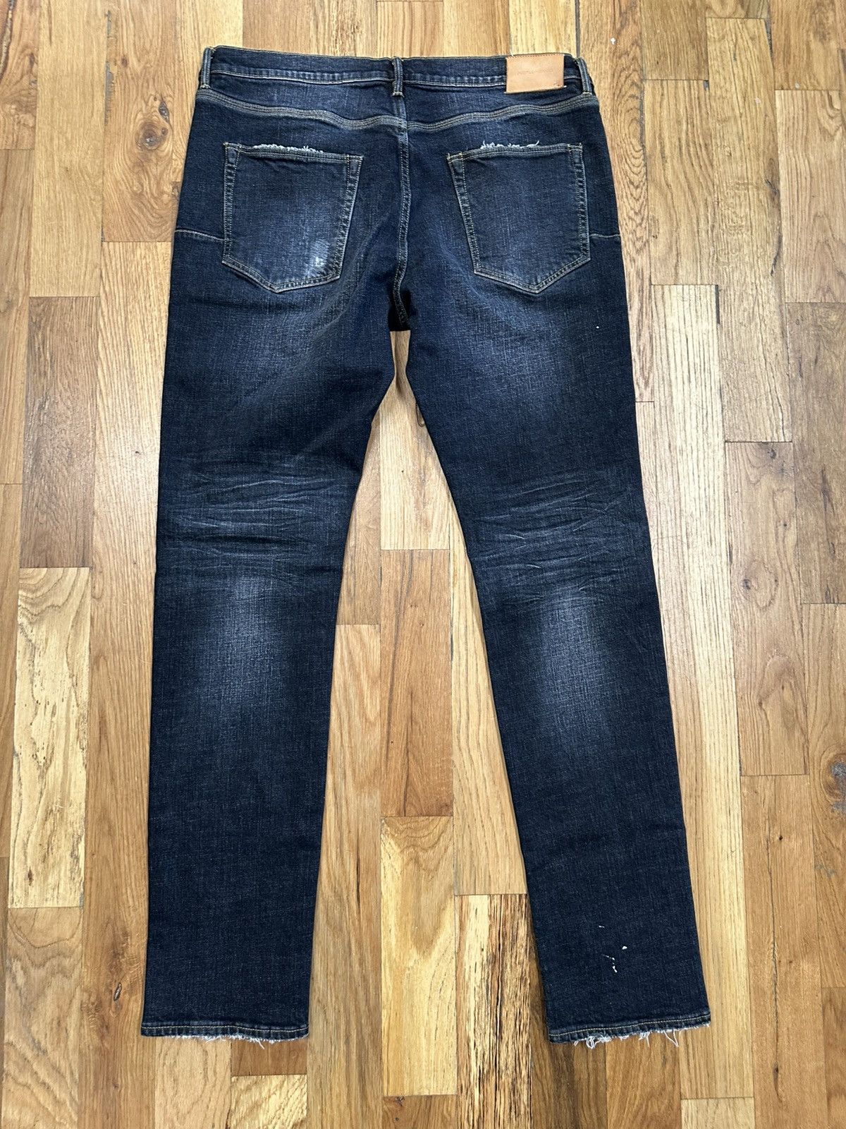 Purple Brand Purple Brand Distressed Dark Blue Denim Jeans Size 36 Size US 36 / EU 52 - 2 Thumbnail