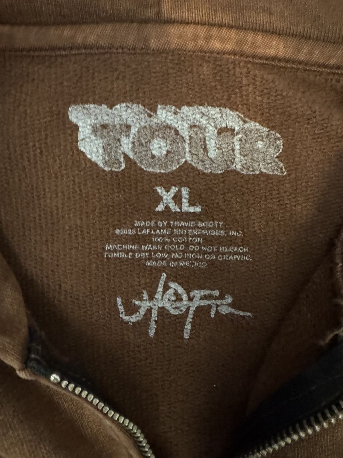 Travis Scott Travis Scott Utopia Tour Zipup Size US XL / EU 56 / 4 - 4 Thumbnail