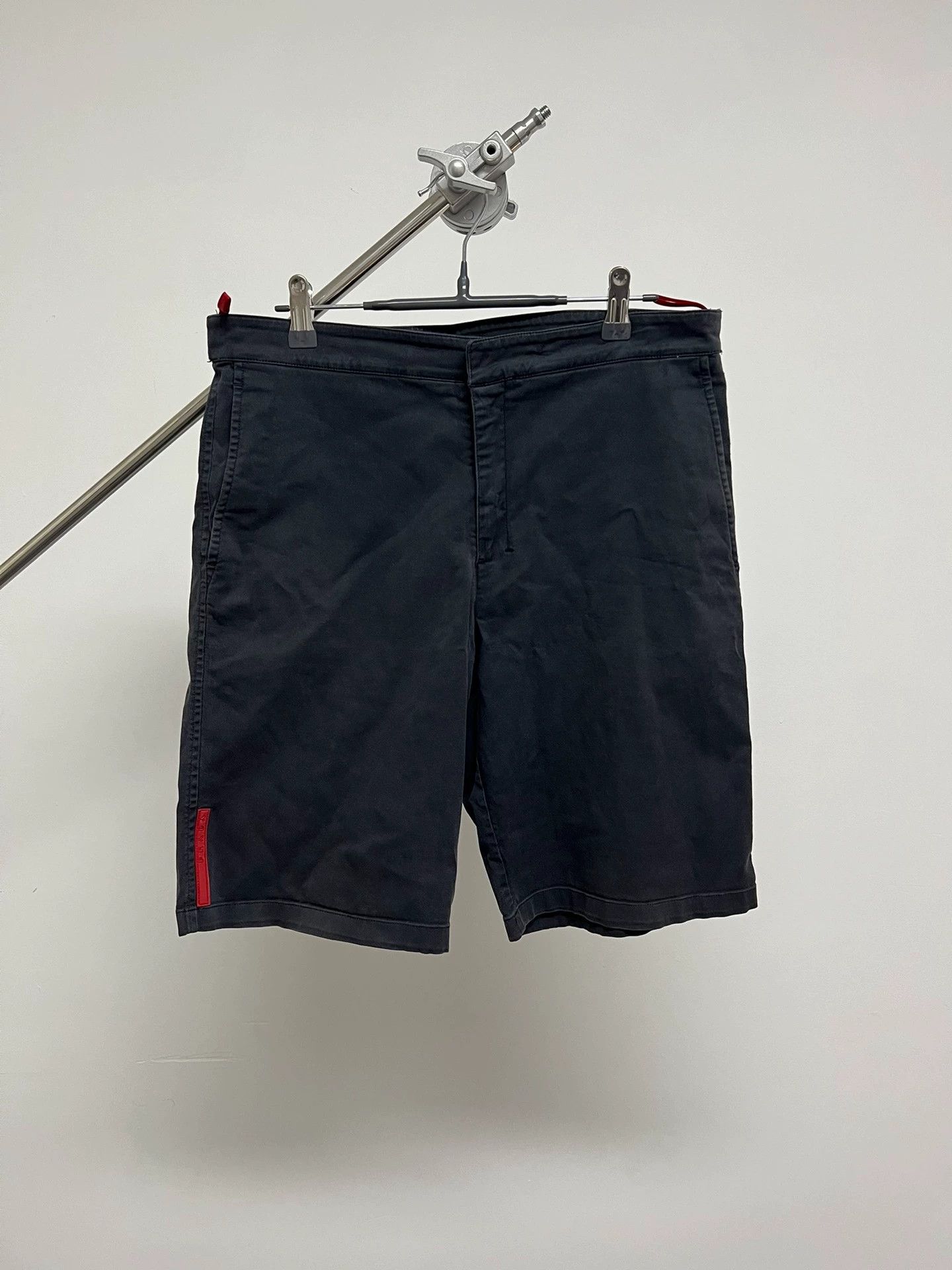 Prada Prada Vintage Sports Red Tag Washed Short Size US 34 / EU 50 - 1 Thumbnail