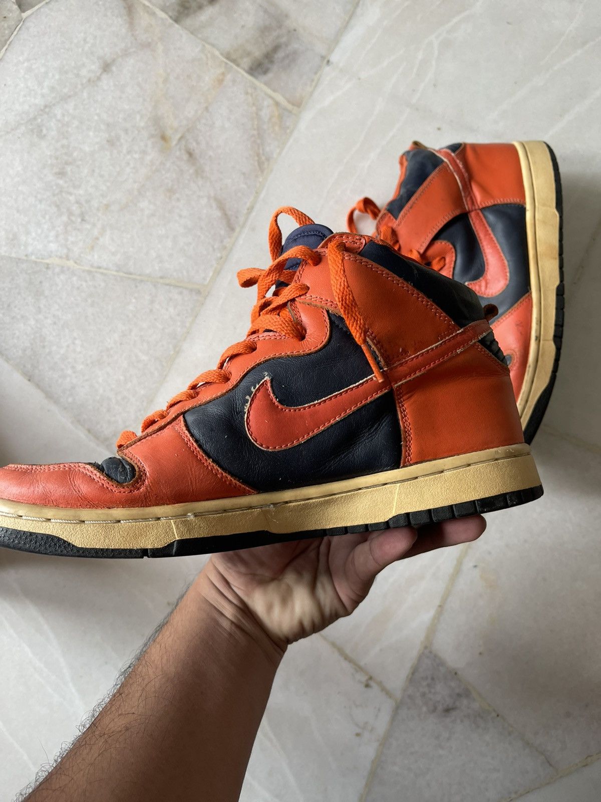 Nike 2002 Nike Dunk Obsidian Collage Orange Size US 9.5 / EU 42-43 - 4 Thumbnail