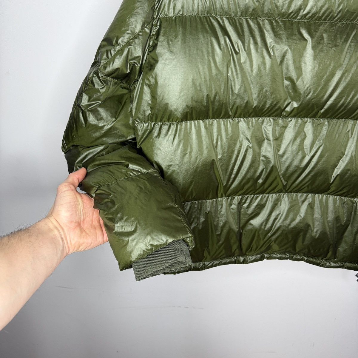 Emporio Armani Armani Icon Period Puffer Down Green Jacket Size US M / EU 48-50 / 2 - 10 Thumbnail