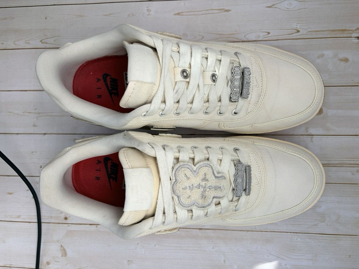 Nike × Travis Scott Nike Air Force 1 Travis Scott Sail Size 11.5 Size US 11.5 / EU 44-45 - 7 Thumbnail