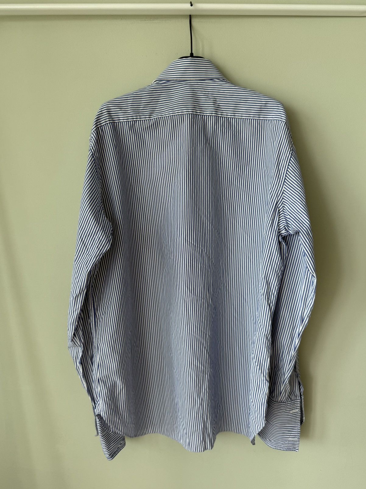 Brioni Brioni Tailored ls Oxford striped shirt Size US L / EU 52-54 / 3 - 3 Thumbnail