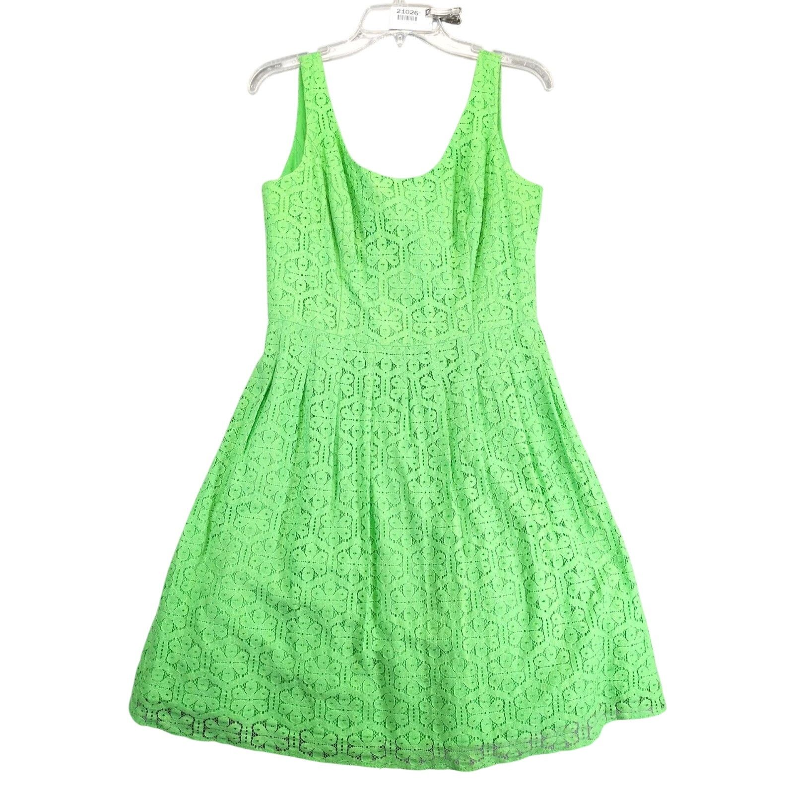 Lilly Pulitzer Lilly Pulitzer Posey Green Daisy Lane Lace Fit & Flare Dress Size M / US 6-8 / IT 42-44 - 1 Thumbnail