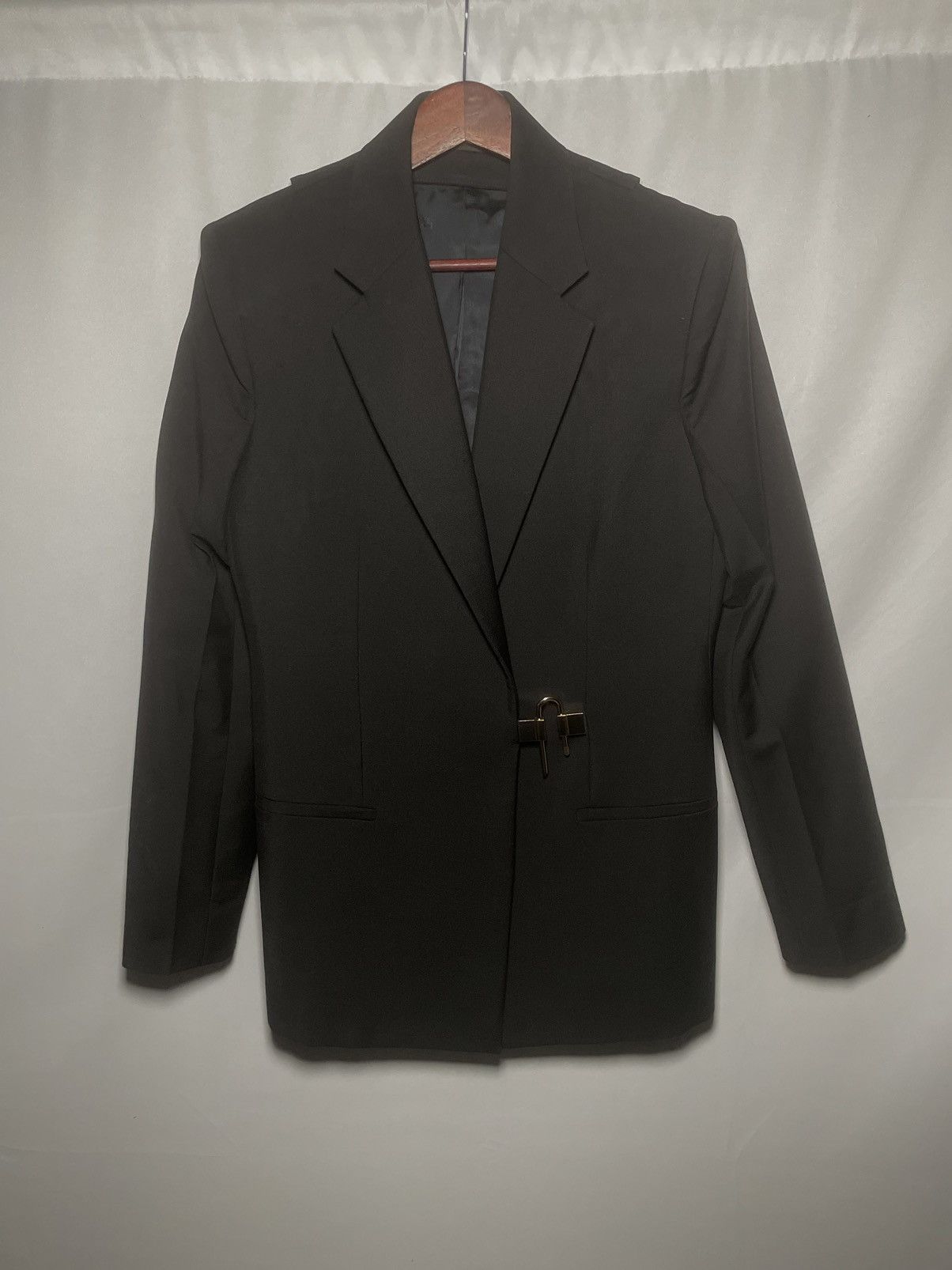 Givenchy Givenchy Cutout U-Lock Wool Blazer Size M / US 6-8 / IT 42-44 - 3 Thumbnail