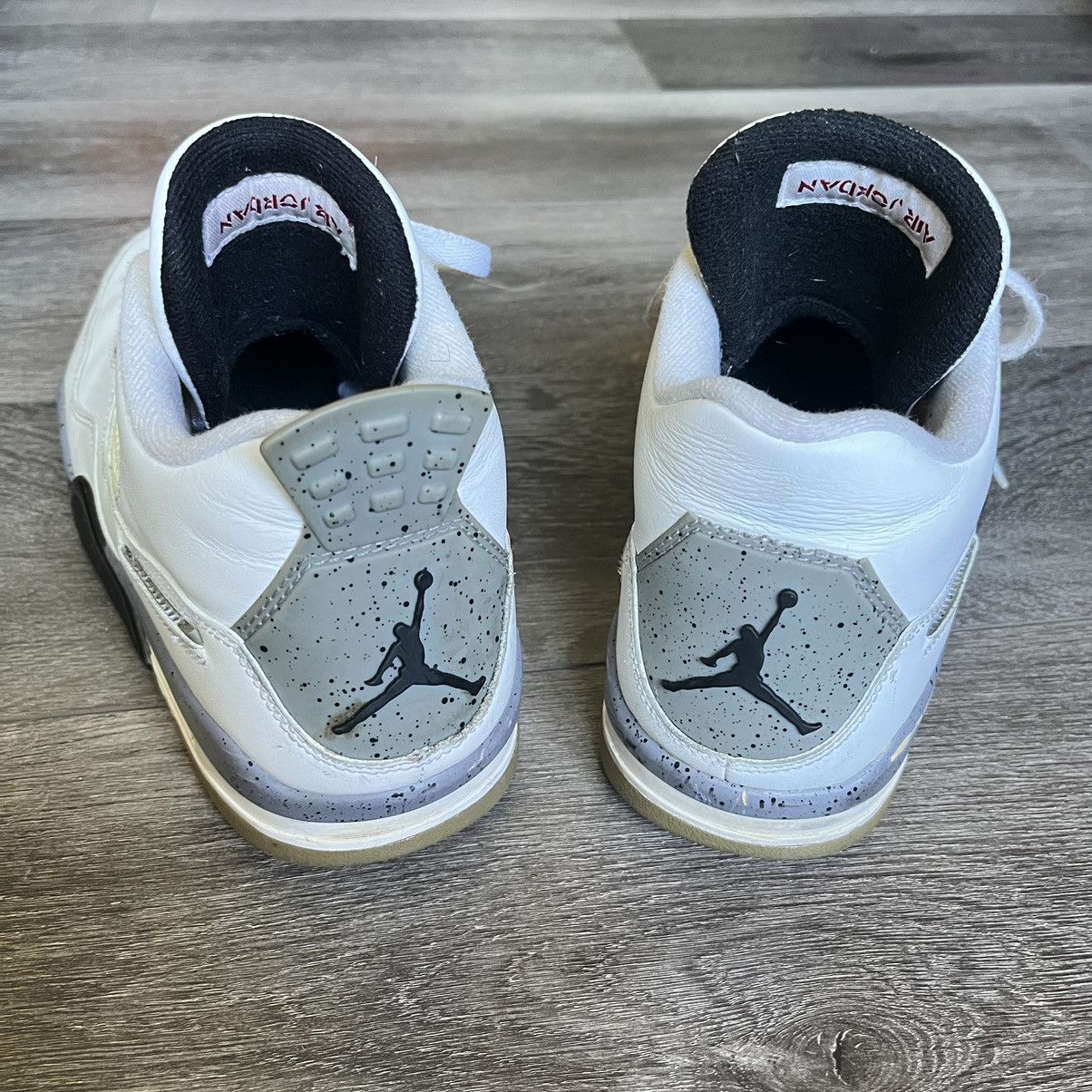 Jordan Brand × Vintage Vintage Air Jordan 4 Retro White Cement 2012 308497-103 8.5 Size US 8.5 / EU 41-42 - 4 Thumbnail