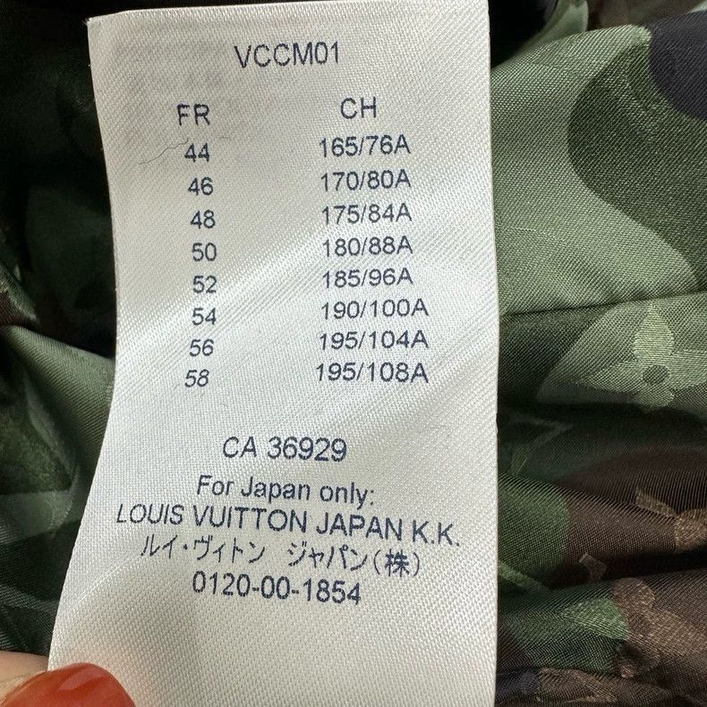 Louis Vuitton Louis Vuitton Camo Hooded Jacket for Men-2507 Size US L / EU 52-54 / 3 - 6 Thumbnail