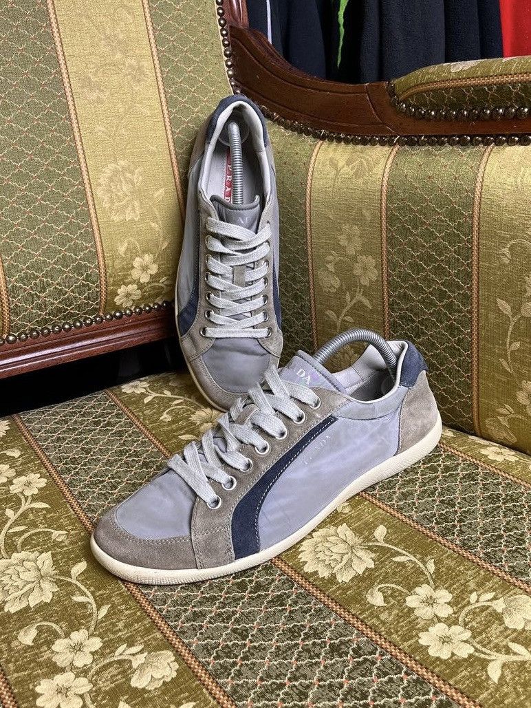 Prada VINTAGE PRADA 00’s SPORT NYLON SNEAKERS RARE EUR 44 Size US 11 / EU 44 - 2 Thumbnail