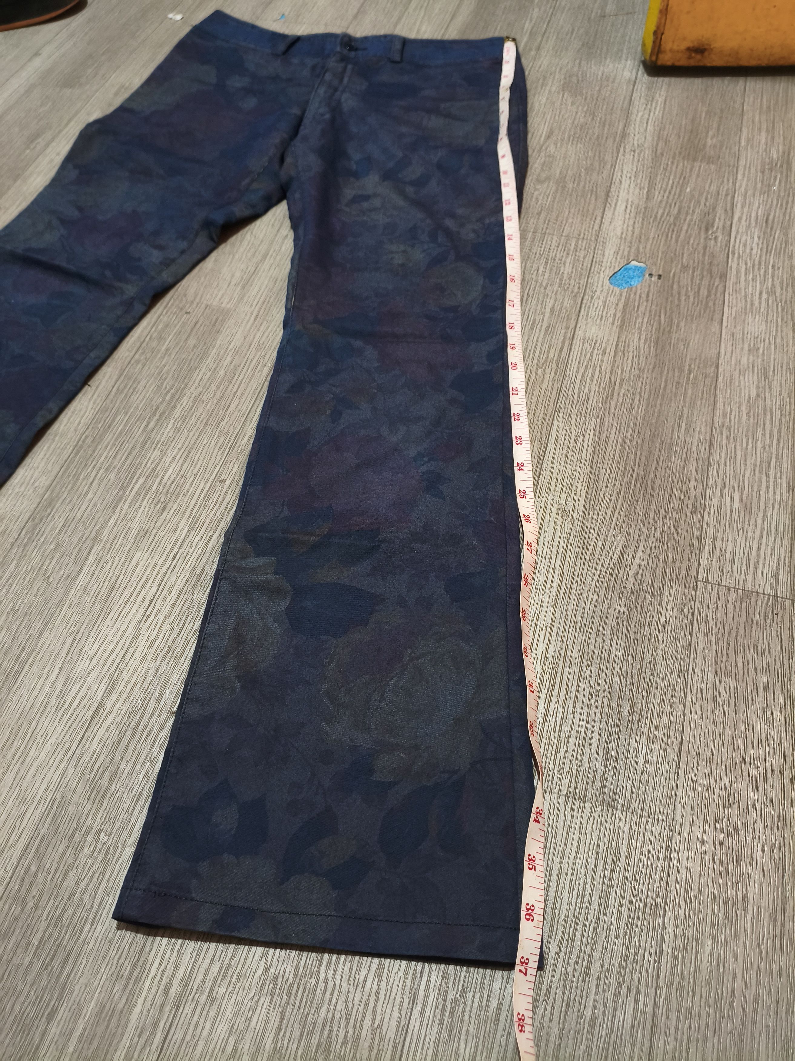 Tornado Mart Tornado Mart rose flowery flare pants Size 38" / US 16 / IT 52 - 4 Thumbnail