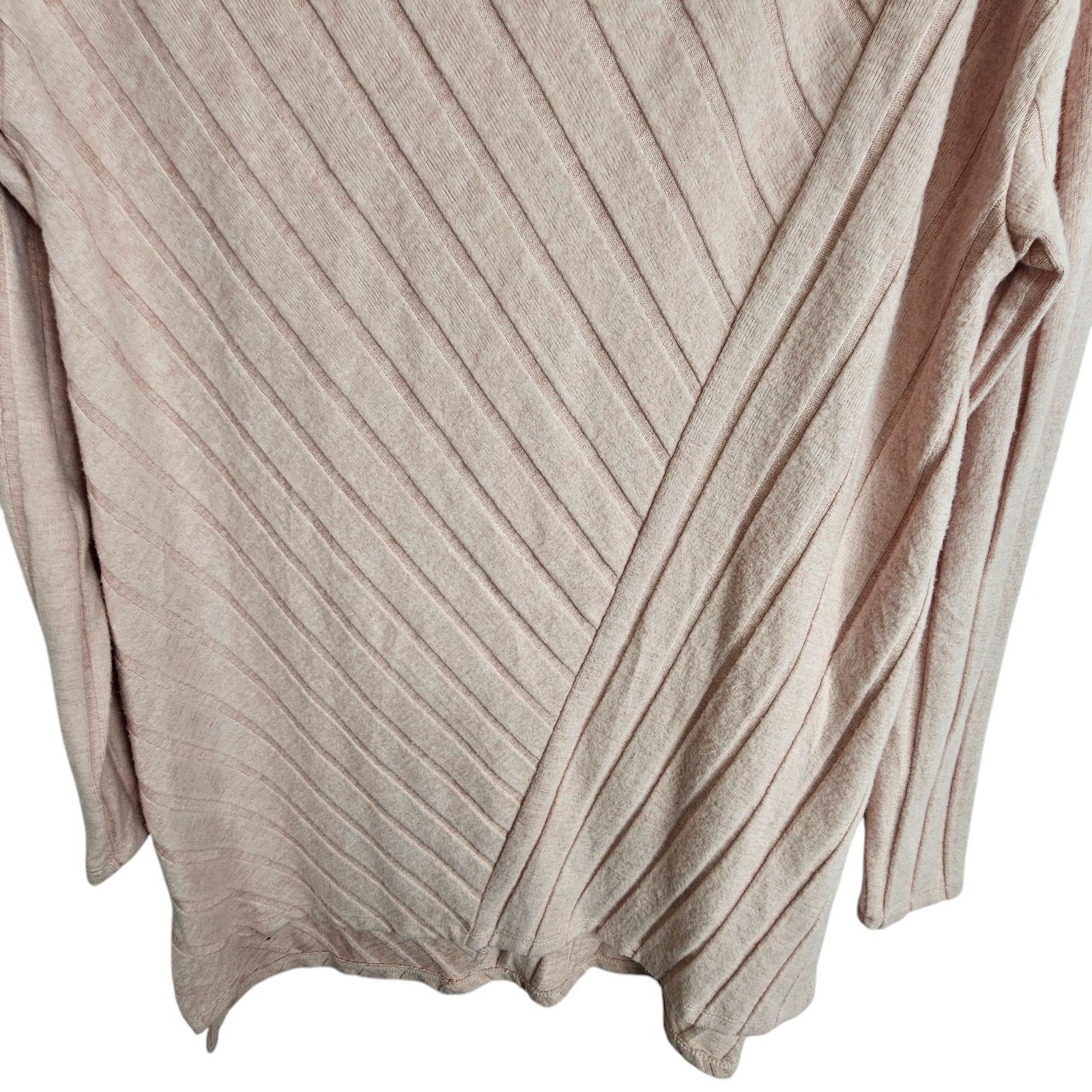 Anthropologie Maeve Anthropologe Ribbed Pullover Sweater M Pink Minimalist Size M / US 6-8 / IT 42-44 - 3 Thumbnail