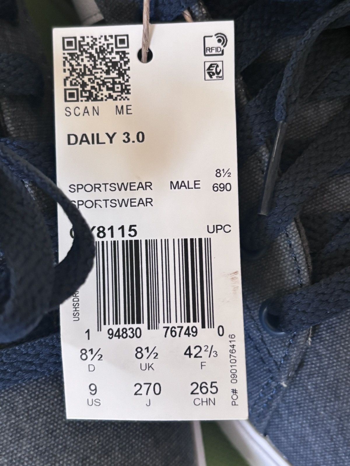 Adidas Adidas Men's Daily Denim Size 9 Size US 9 / EU 42 - 7 Thumbnail