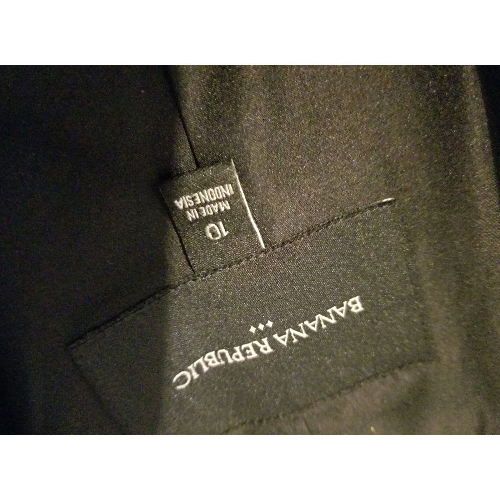Banana Republic Womens Banana Republic Blazer Black 10 Size Regular Basic Jacket Size L / US 10 / IT 46 - 4 Thumbnail