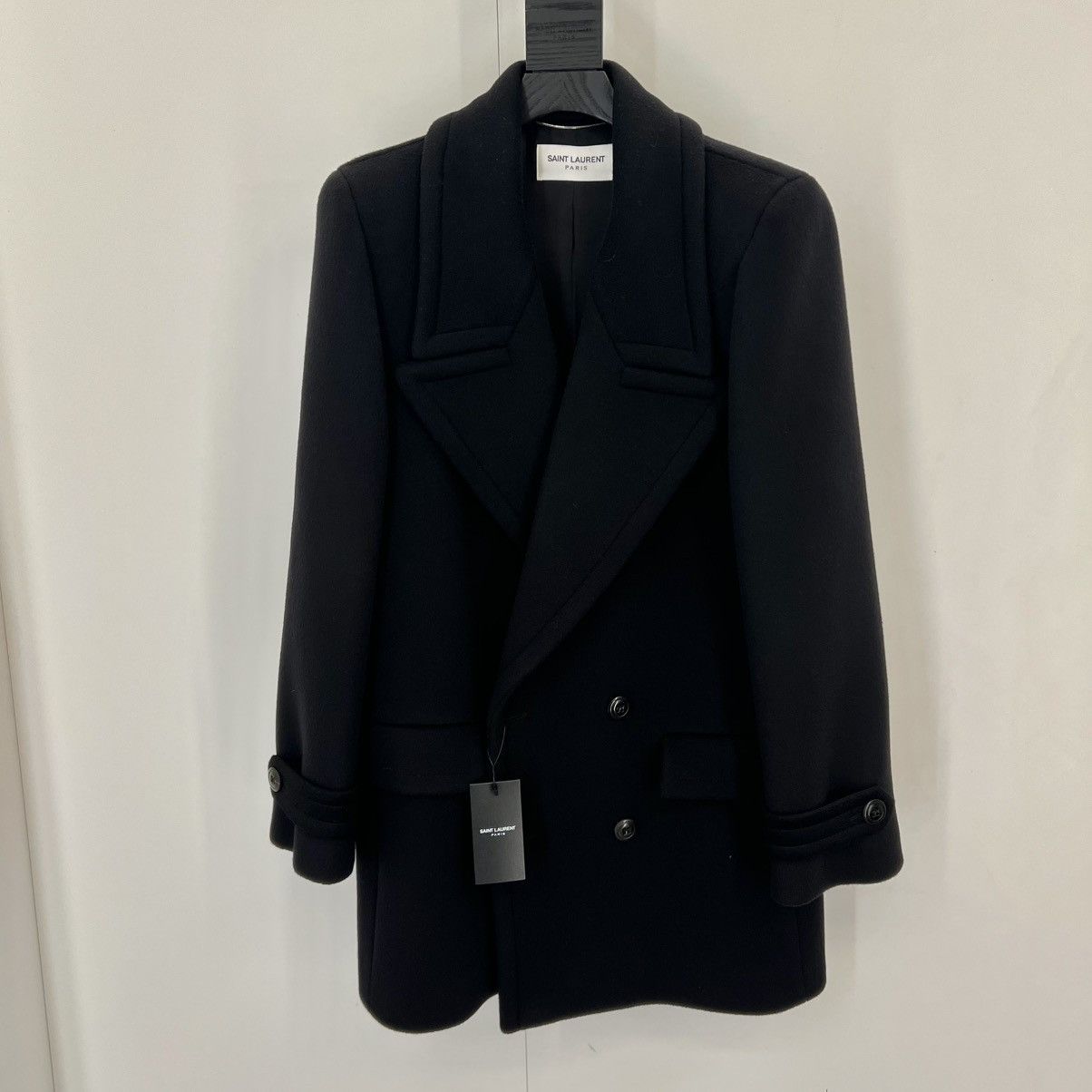 Saint Laurent Paris Saint Laurent Pea Coat in Large Size US L / EU 52-54 / 3 - 2 Thumbnail