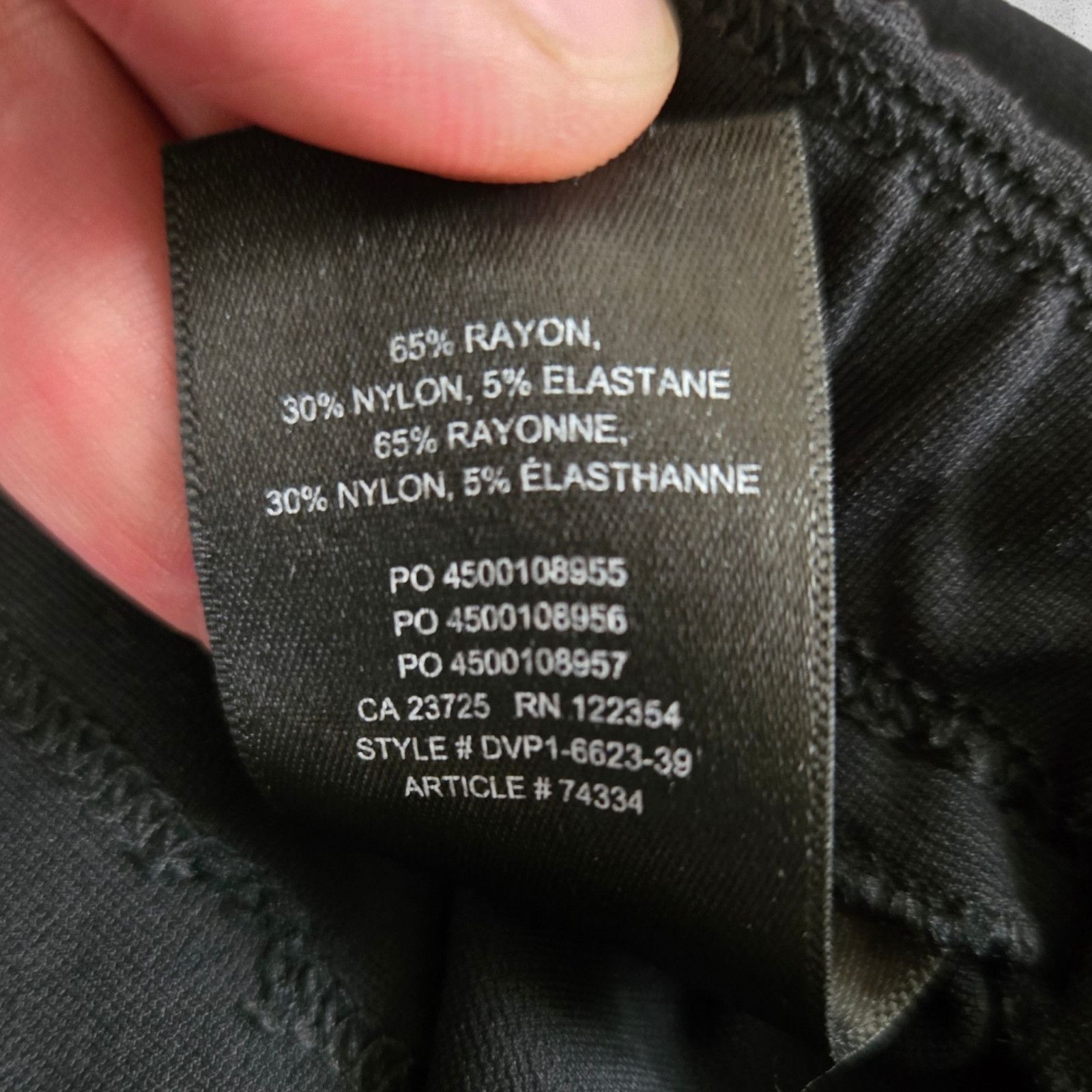 Aritzia Aritzia Black Pull On Skinny Pants Size Small Size 27" / US 4 / IT 40 - 5 Thumbnail