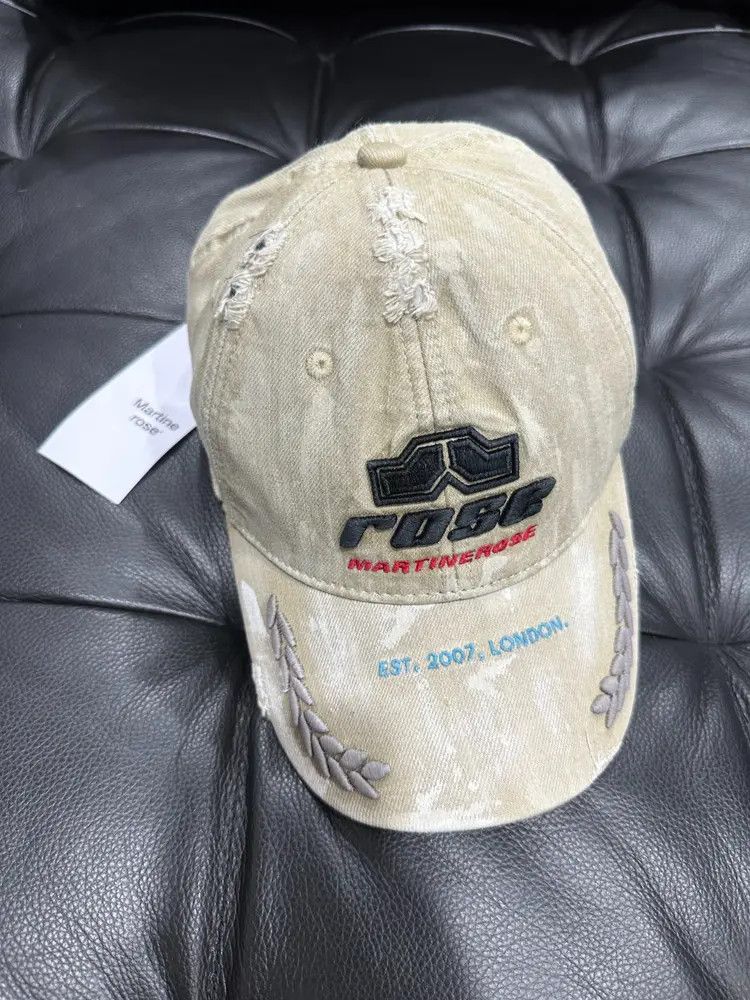 Martine Rose Martine Rose 24FW Distressed Baseball Hat Size ONE SIZE - 2 Thumbnail