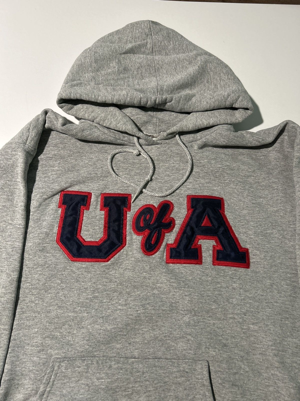 Fruit Of The Loom Vintage University of Arizona Heather Gray Hoodie Size US L / EU 52-54 / 3 - 2 Thumbnail