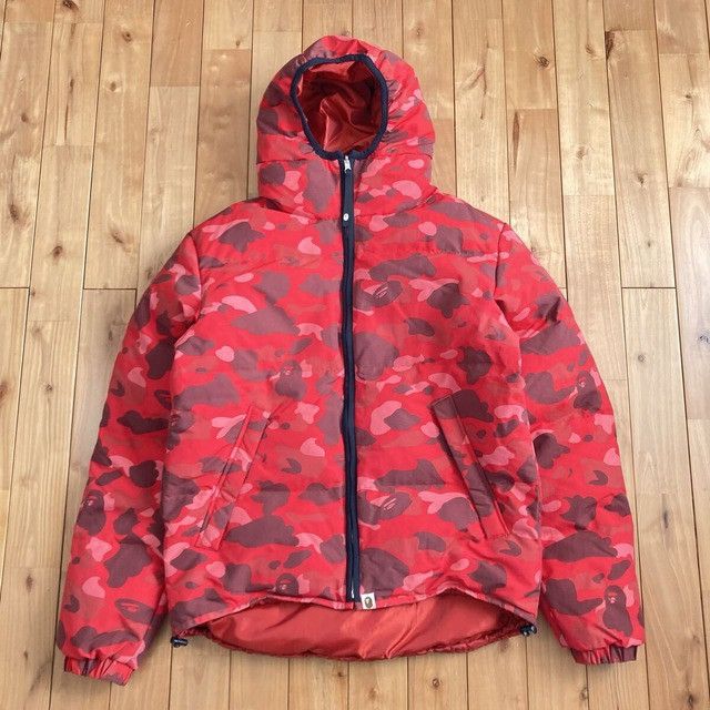 Bape 🔥Reversible🔥 BAPE Pharrell Camo Puffer Down Jacket APE NIGO Size US L / EU 52-54 / 3 - 2 Thumbnail