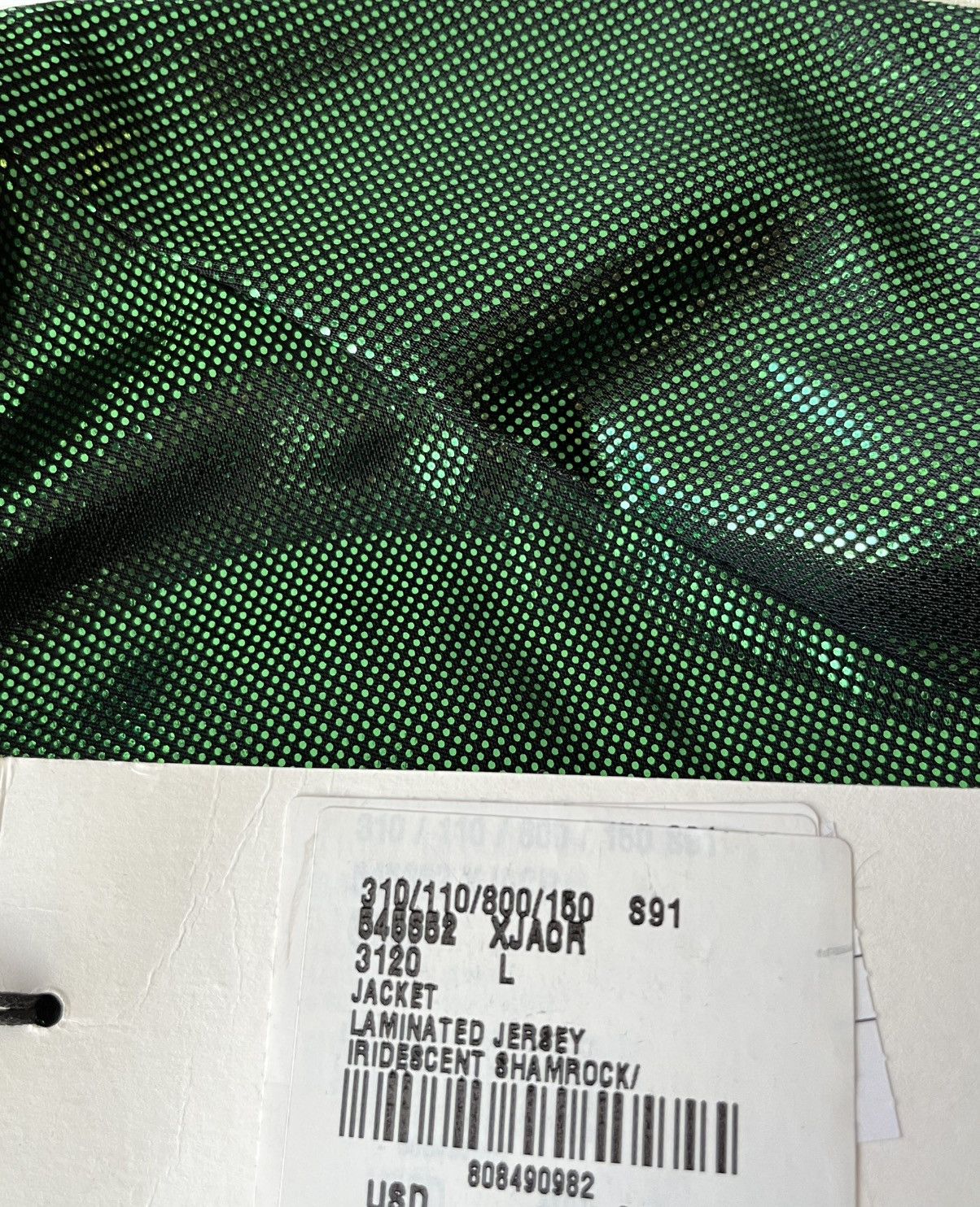 $4k Value Super Runway Gucci Glitter Laminated Track Jacket