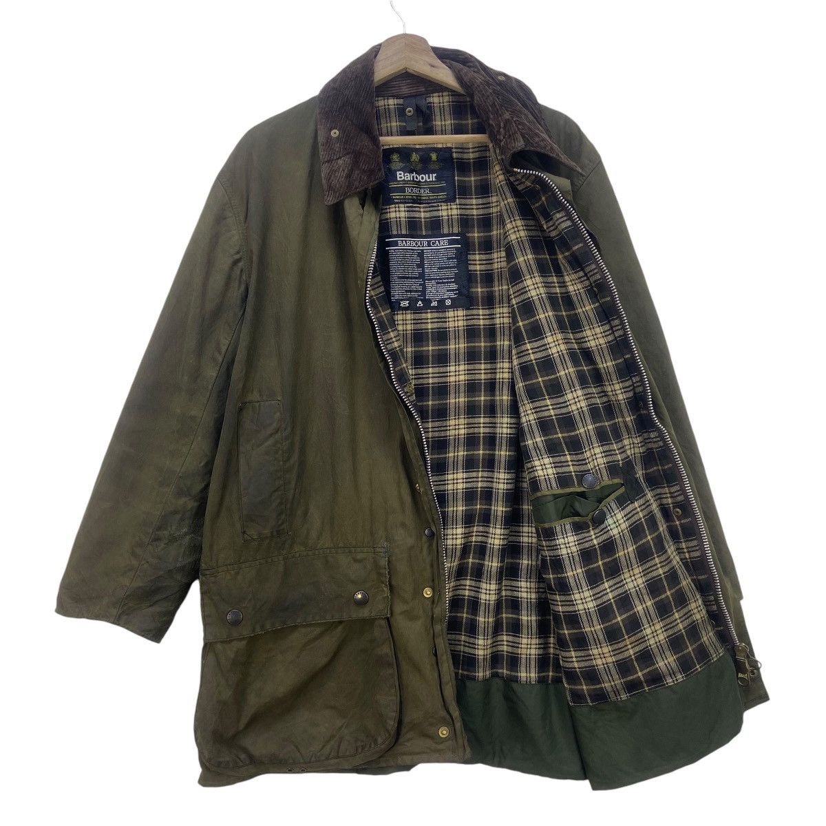 Barbour Vintage Made in England Barbour Border Wax Jacket Size US M / EU 48-50 / 2 - 2 Thumbnail
