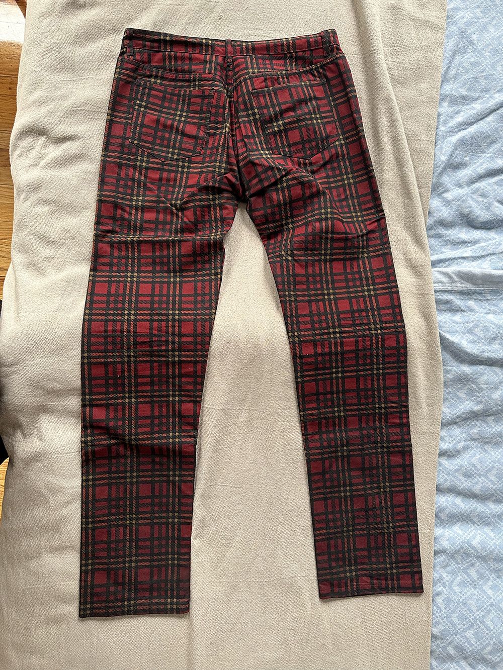 A.P.C. A.P.C Red British Checkered Pattern with Soft Inner Lining Size US 30 / EU 46 - 6 Thumbnail