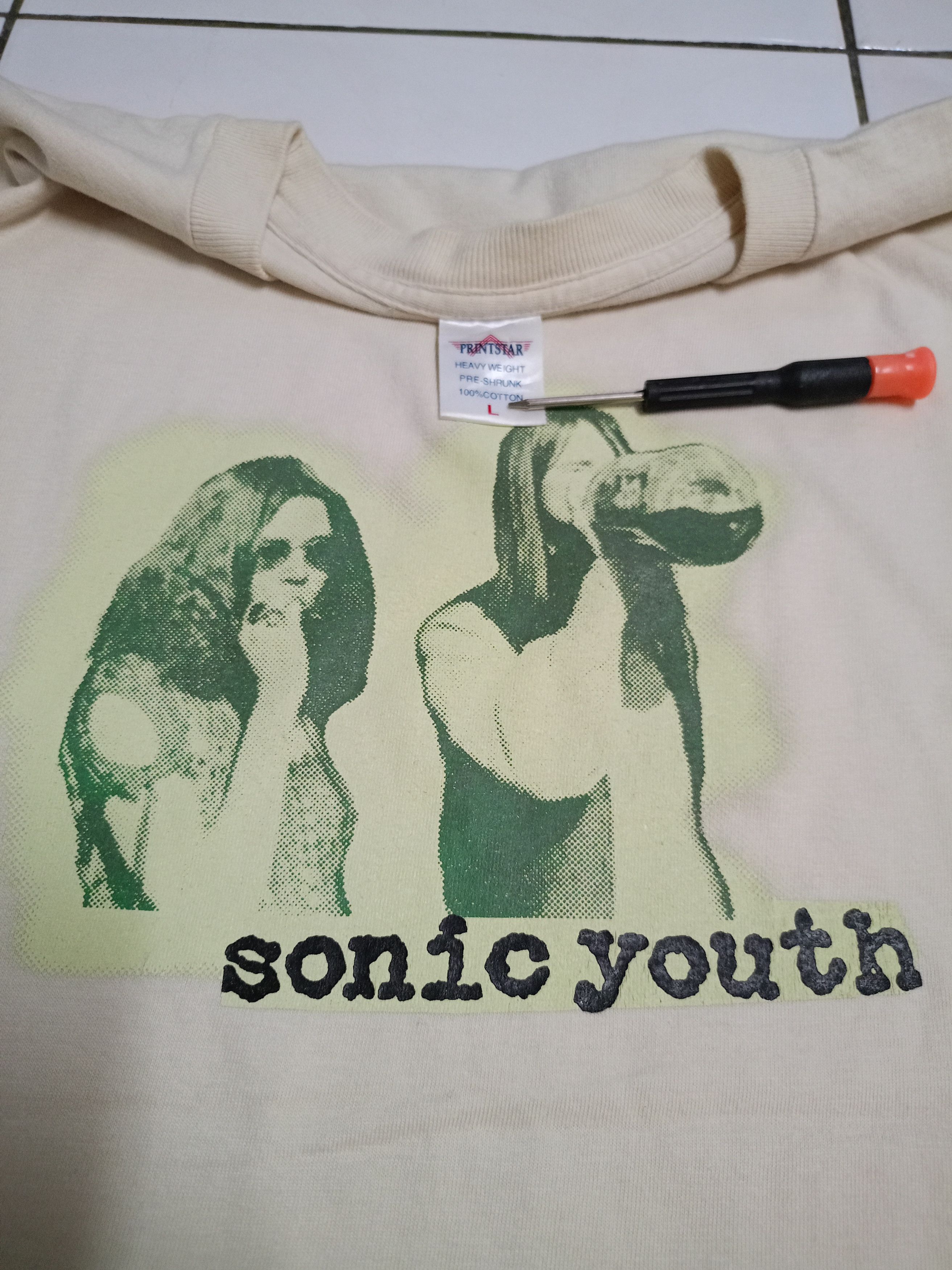 Band Tees × Vintage Vintage rare sonic youth band t shirt Size US L / EU 52-54 / 3 - 3 Thumbnail