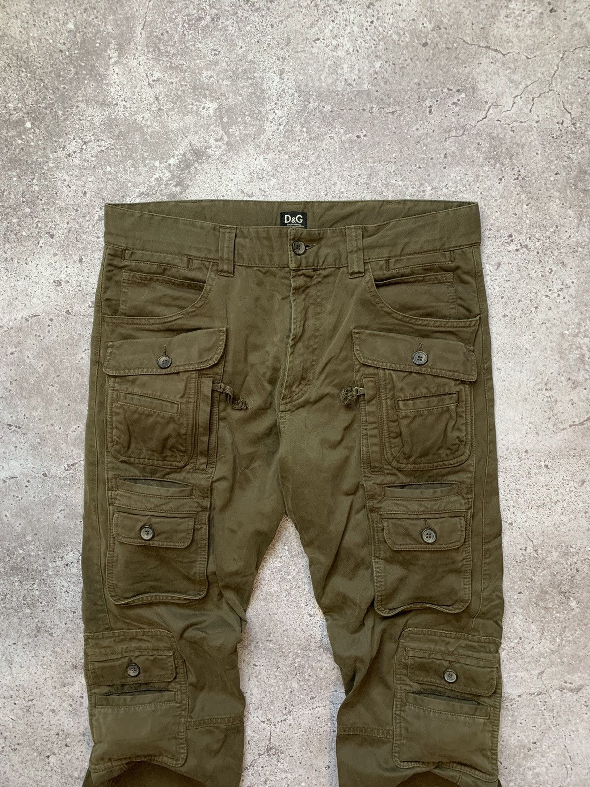 Dolce & Gabbana RARE Dolce & Gabbana 00s Multi Pocket Cargo Pants Size US 34 / EU 50 - 3 Thumbnail