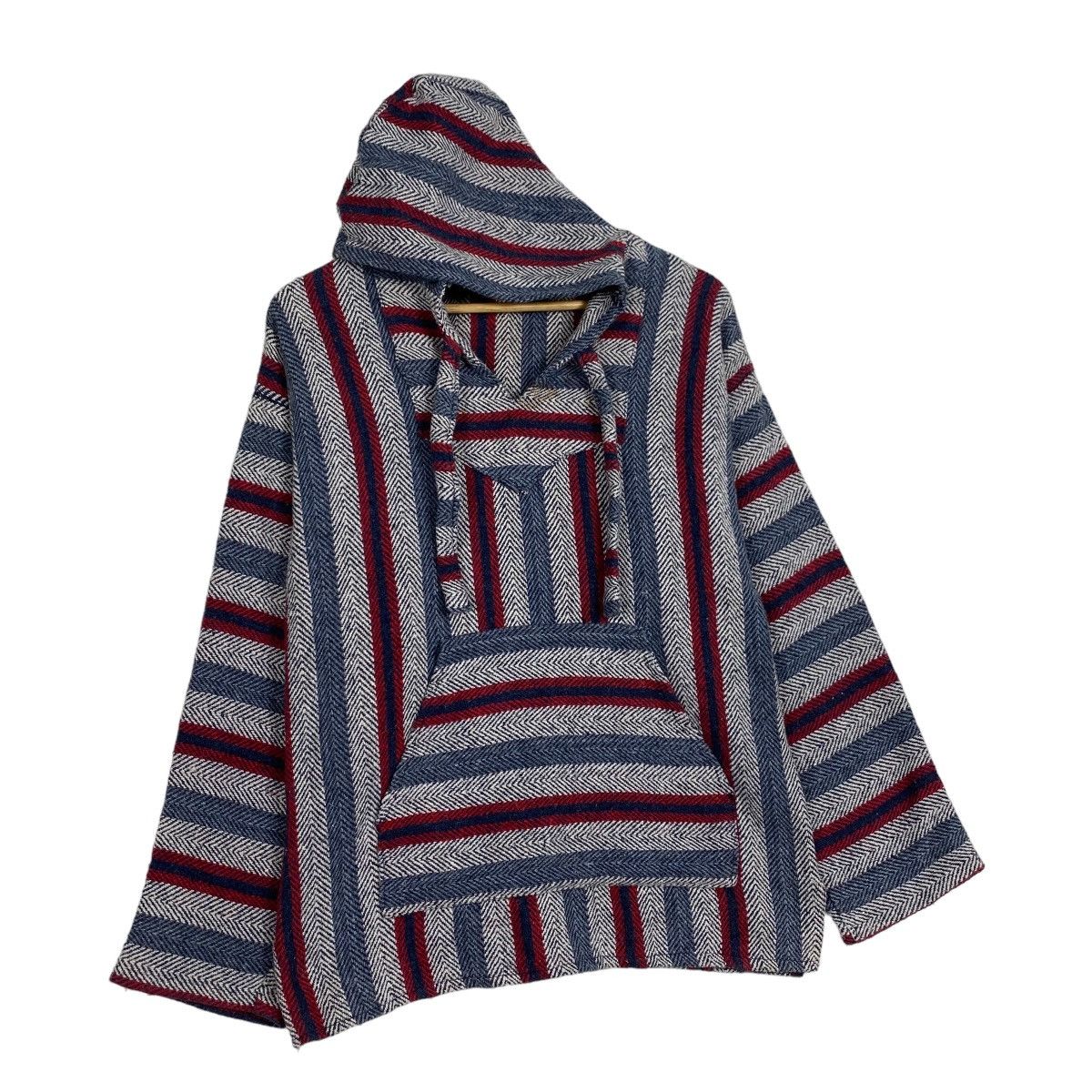 Vintage Salgado stripped baja hoodie unisex Size US S / EU 44-46 / 1 - 3 Thumbnail