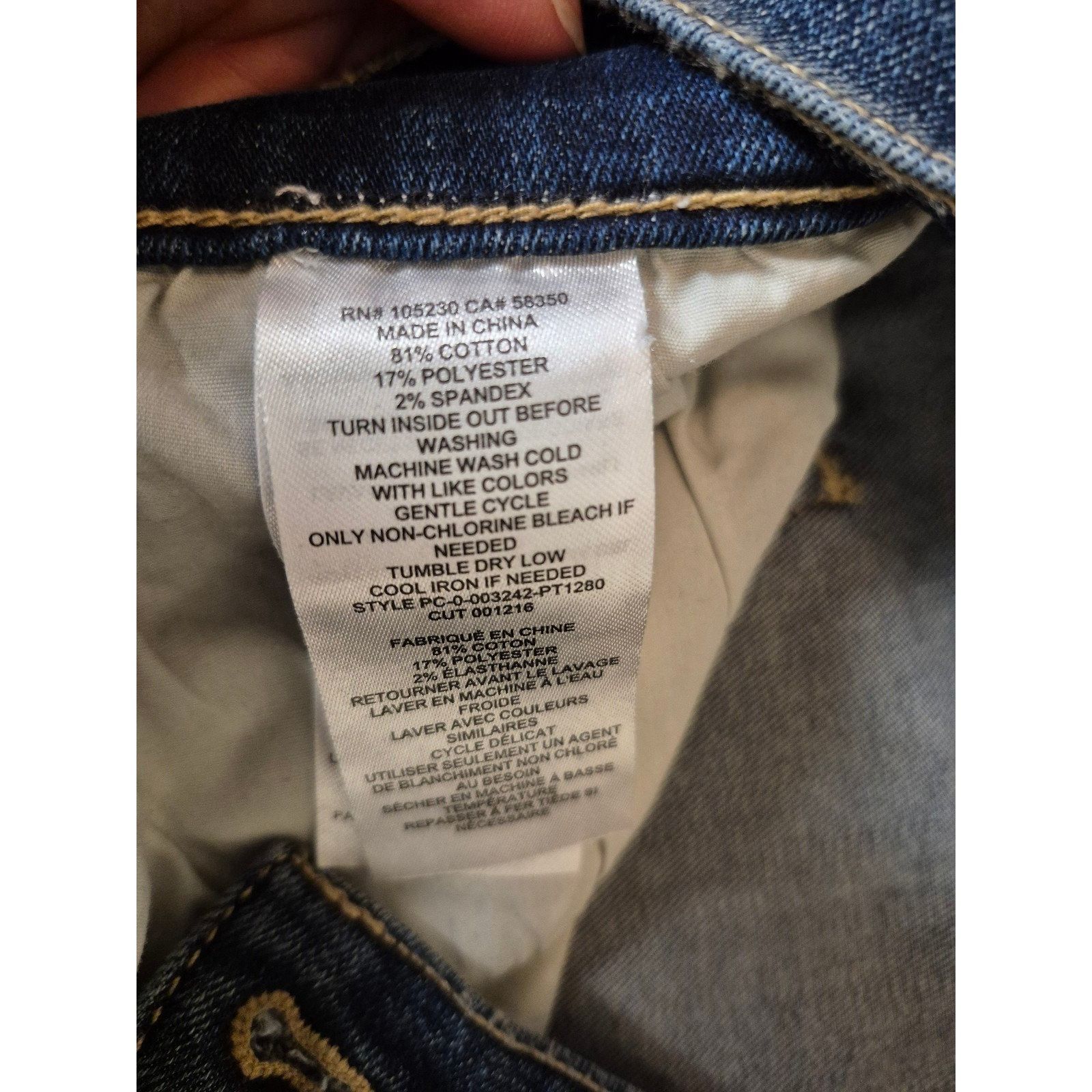 Current/Elliot Current/Elliot Dark Wash Skinny Jeans Mid Rise Stretch Denim Size 30" / US 8 / IT 44 - 7 Thumbnail