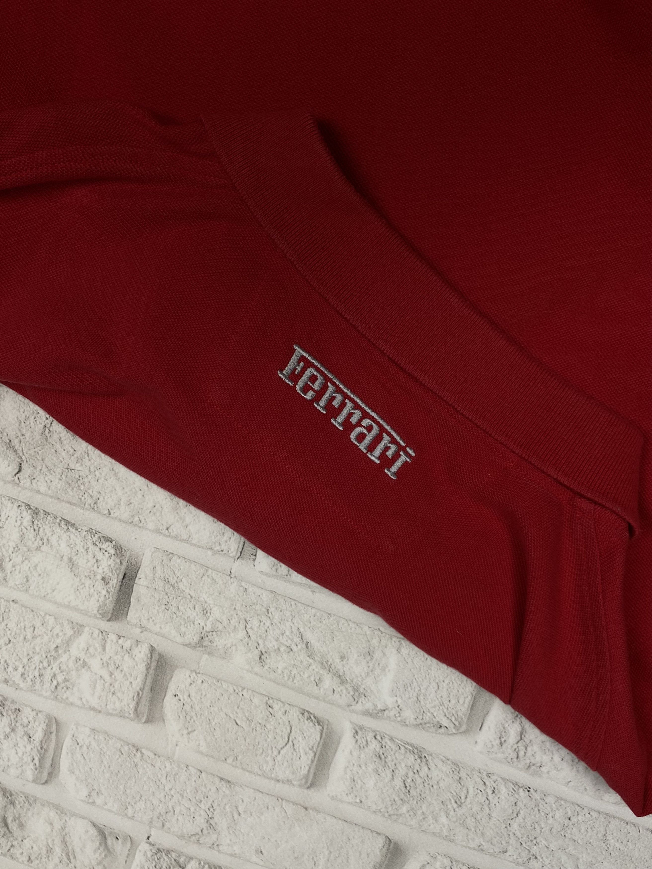Ferrari VTG Ferrari Official Red Polo Embroidered Shirt Men's L 90’s Size US L / EU 52-54 / 3 - 11 Thumbnail