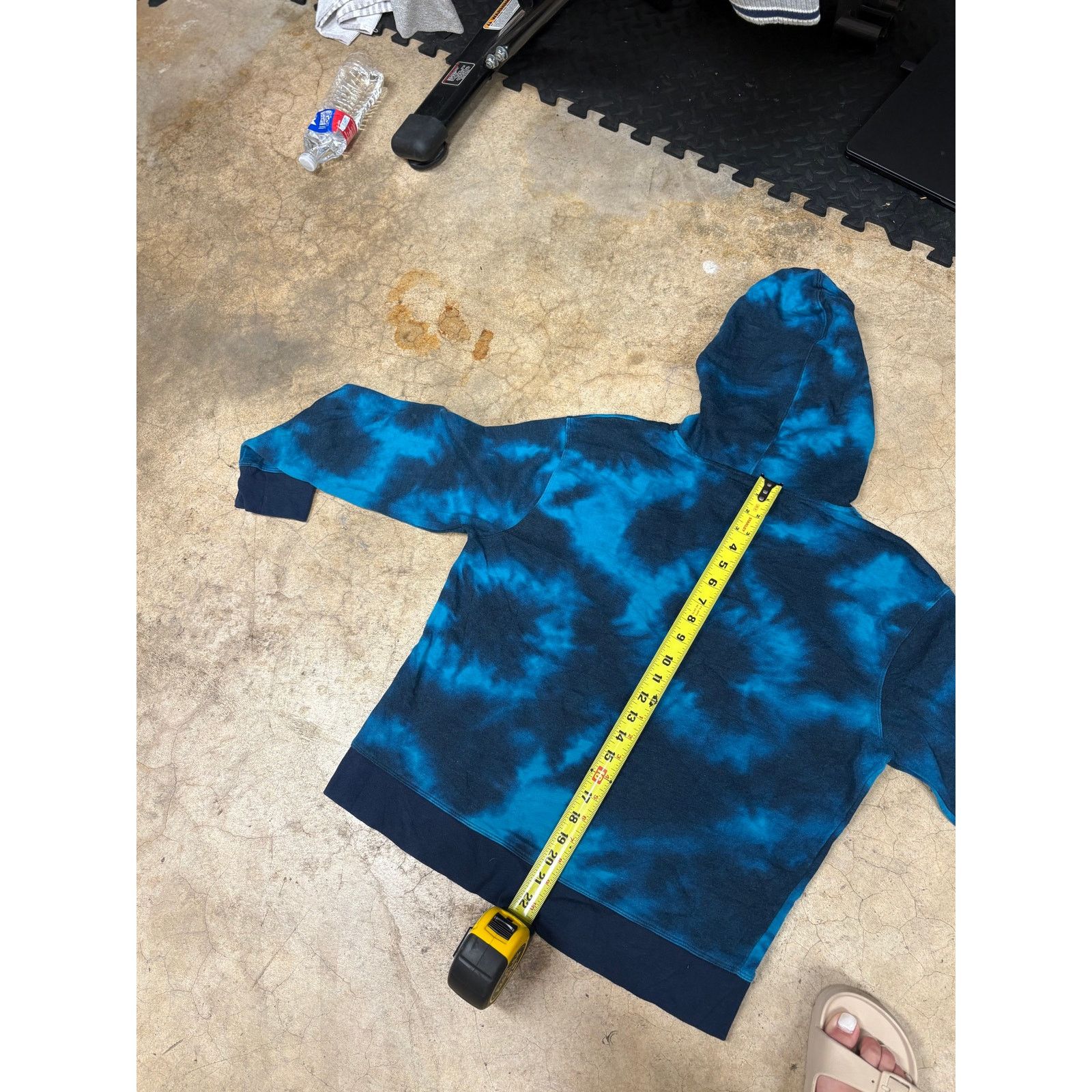 Champion Champion Blue Tie-Dye Hoodie (Modern Streetwear) L Size US L / EU 52-54 / 3 - 7 Thumbnail