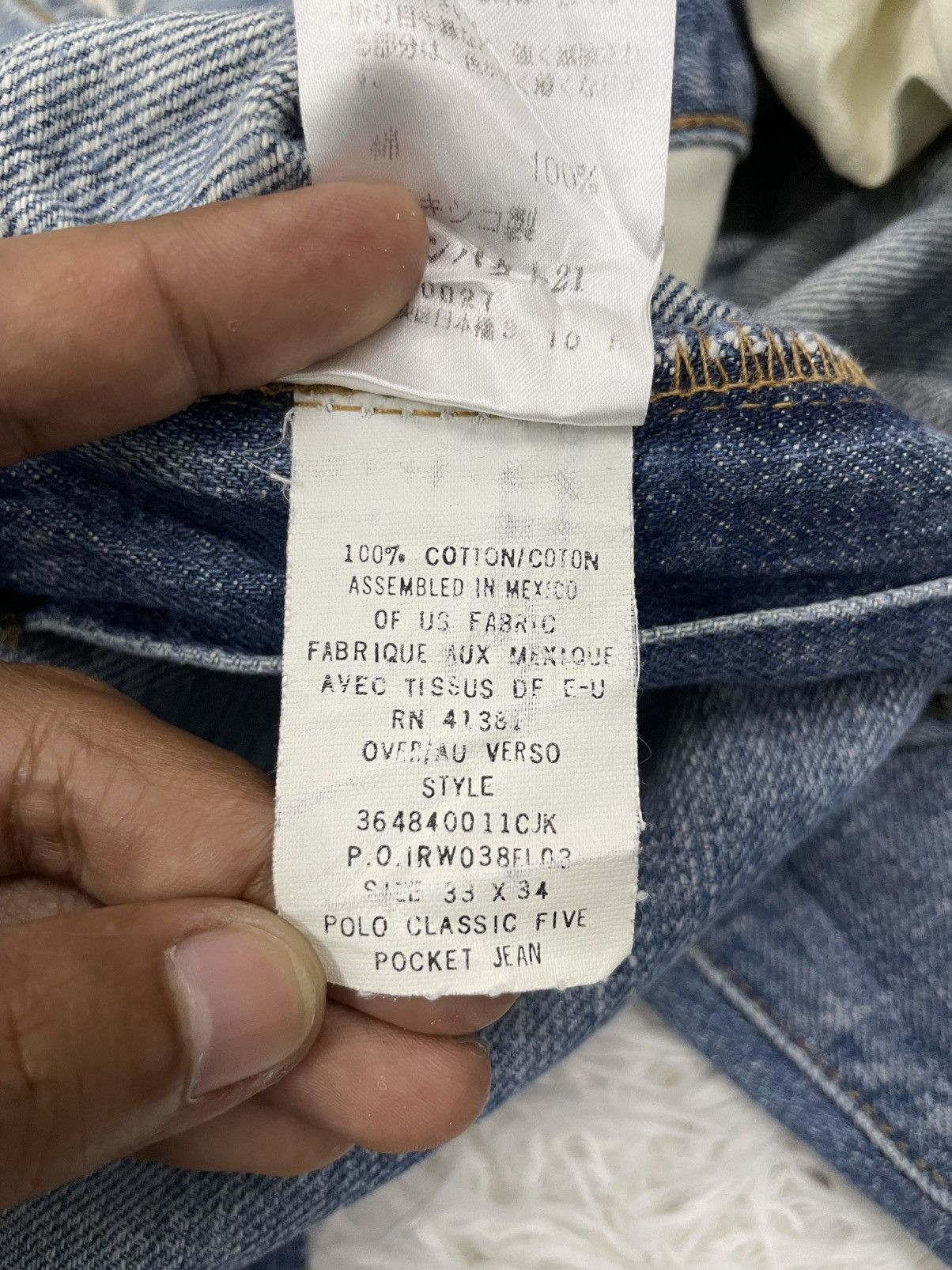 Polo Ralph Lauren Vintage Polo Ralph Lauren Classic 5 Pockets Jean Pants Size US 33 - 17 Thumbnail