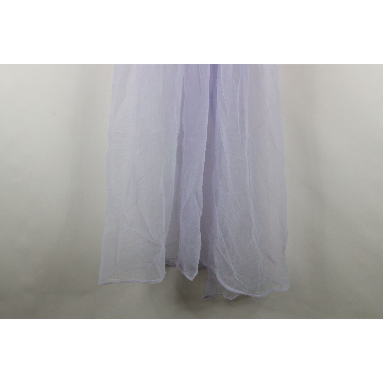 Vintage Vintage 50s 60s Sheer Fairy Lace Flower Chiffon Night Gown Size M / US 6-8 / IT 42-44 - 13 Thumbnail